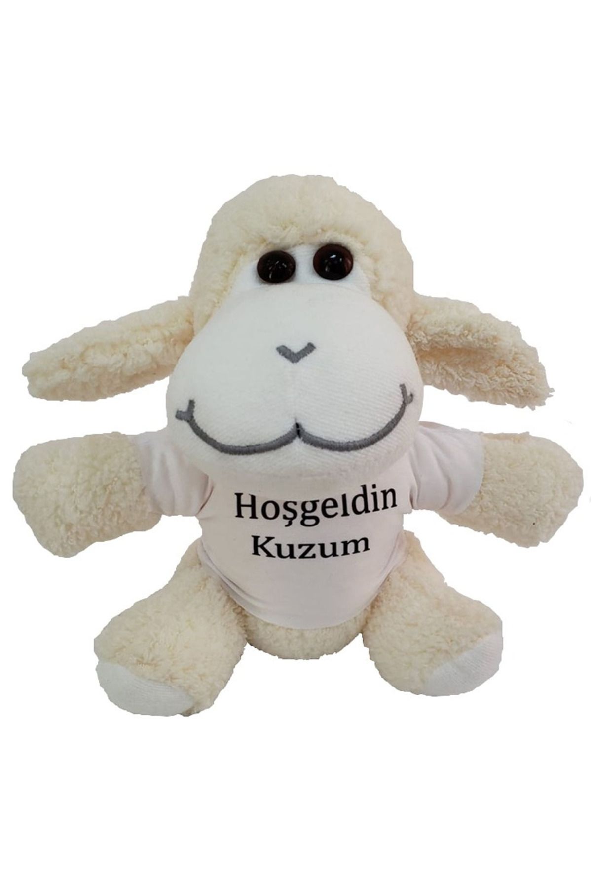 Fixport Hoşgeldin Kuzum Tişörtlü Peluş Kuzu