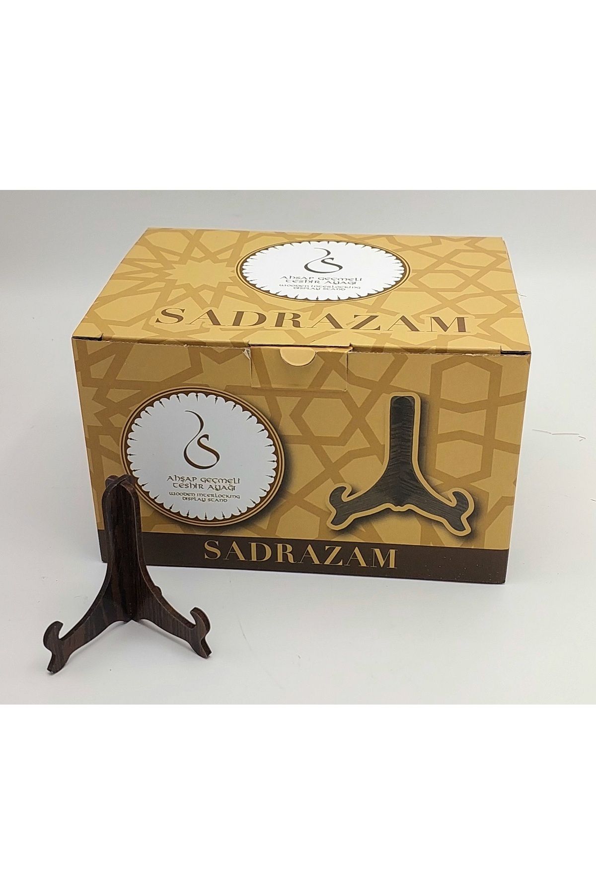 Souvenest Ahşap Mdf Çerçeve Tabak Ayağı, Stand Şövalye 7 Cm ,mini Boy , 144 Adet