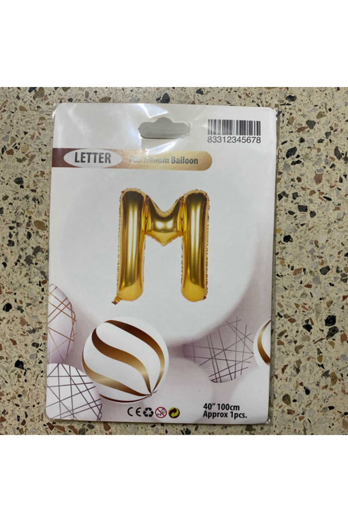 Ta-Fu Global M - GOLD HELYUM BALON