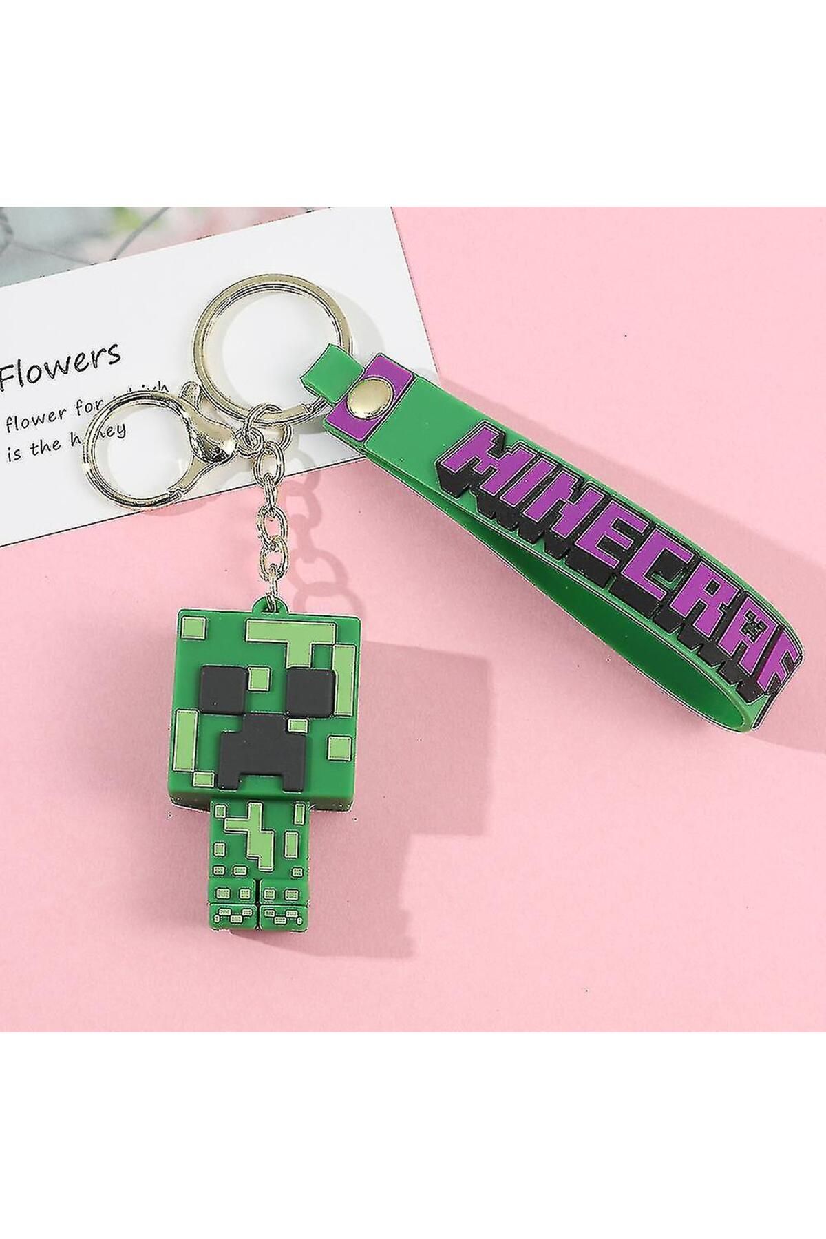 LRS STORE Figür Oyuncak 3D %100 Silikon 5,5 cm Creeper