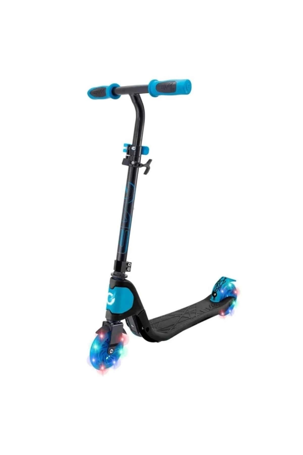 OurStyles Evo 2 Tekerlekli Hafif Hız Scooter Mavi