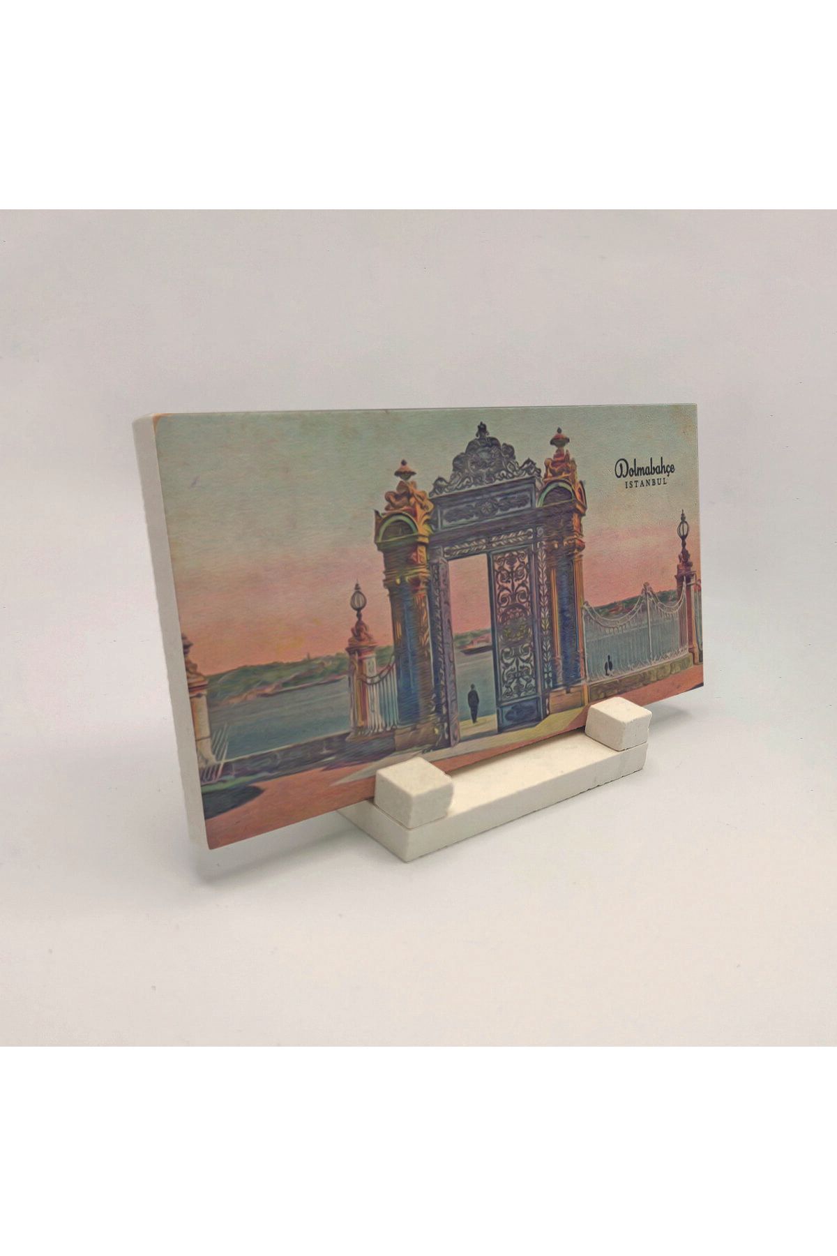 Souvenest Dolmabahçe Baskılı Doğaltaş Masaüstlük 10x20 DRT-20
