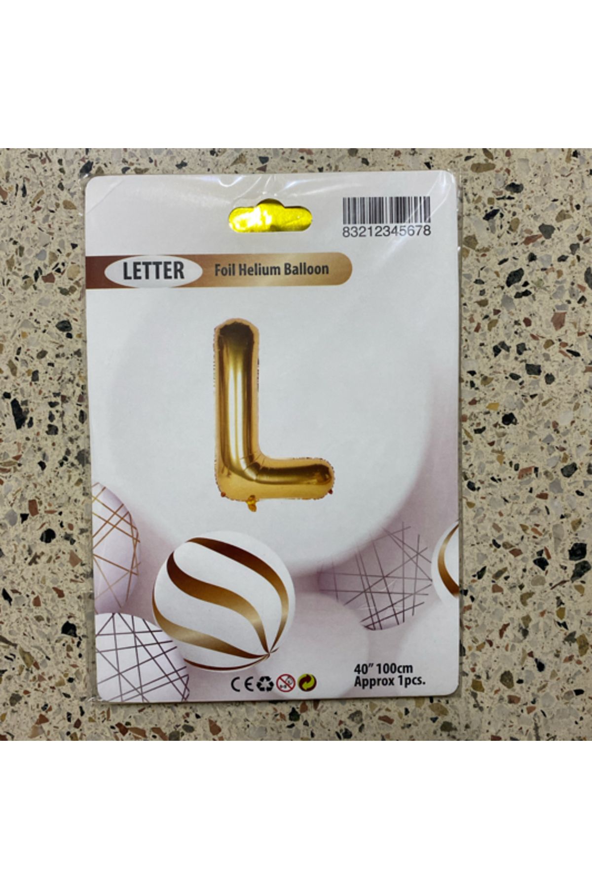 Ta-Fu Global L - GOLD HELYUM BALON