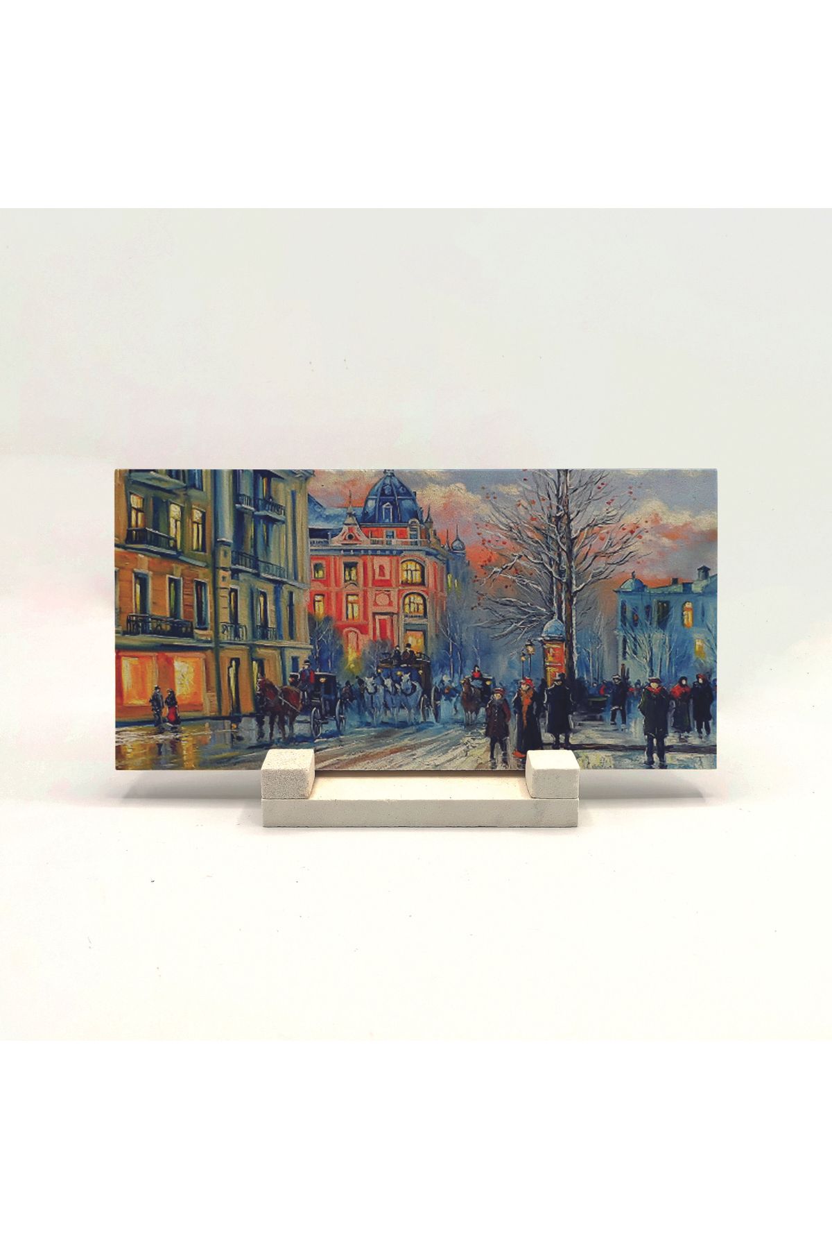 Souvenest Ukrayna Baskılı Doğaltaş Masaüstlük 10x20 Drg-33