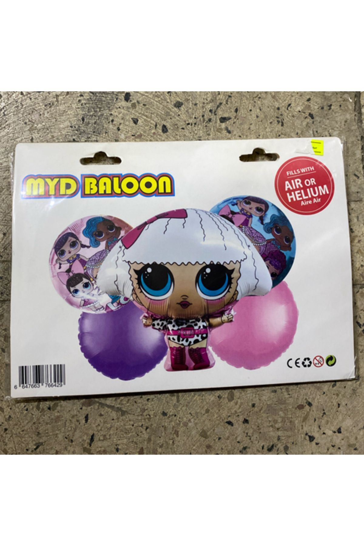 Ta-Fu Global MYD LOL KIZ HELYUM BALON