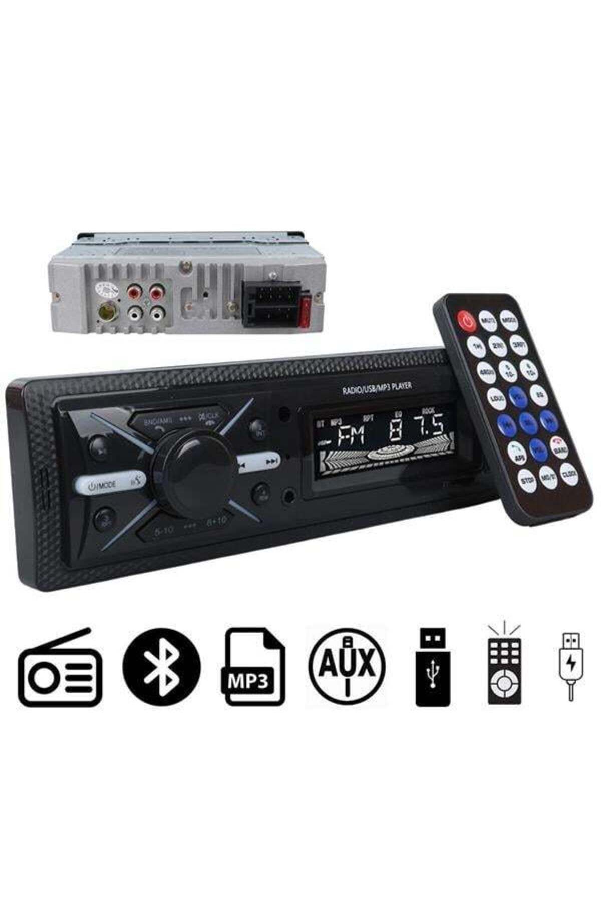 Modafiks Carstar CS-960 Çift USB/SD/FM/AUX/Bluetooth Kumandalı Oto Teyp 4X60 Watt