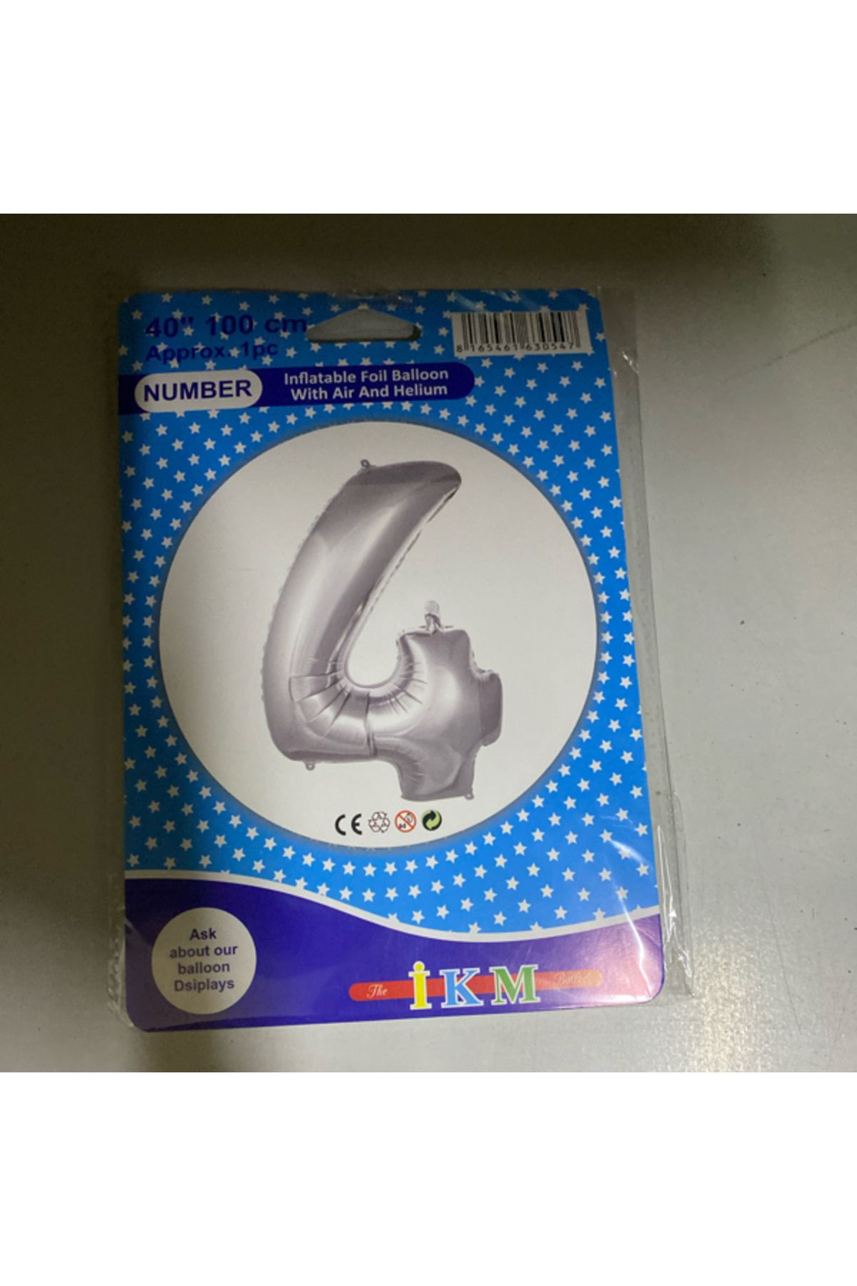 Ta-Fu Global 4 - GÜMÜŞ HELYUM BALON