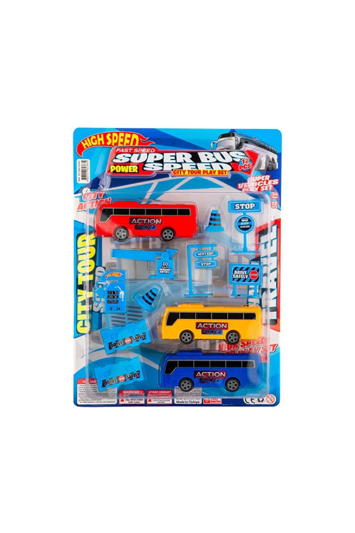 toysclub AKSESUARLI OTOBUS SETI