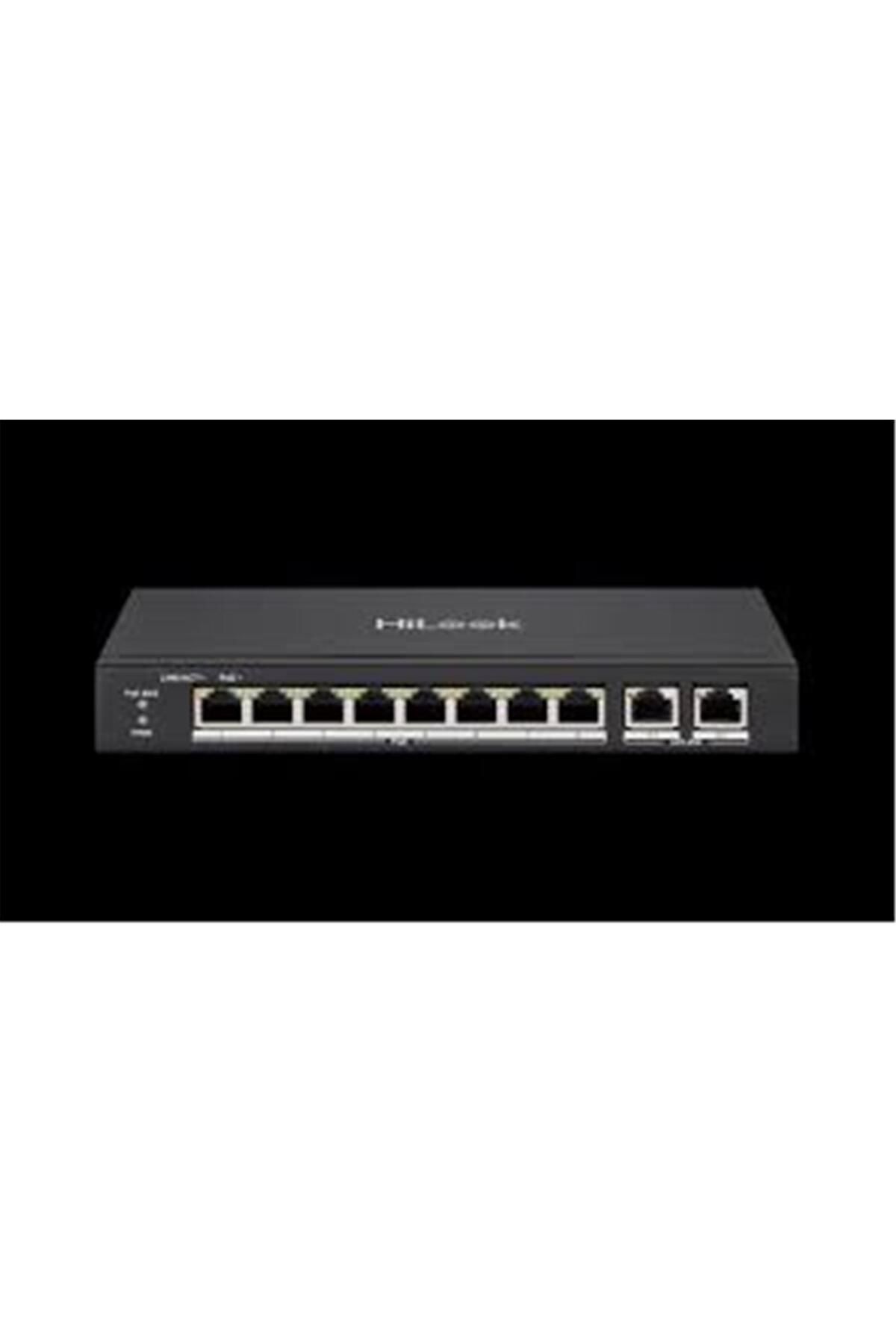 Vobotek Teknoloji Hilook NS-0310P-60(B) 10 Port 2 Port 10-100-1000 Gigabit 8 Port 10-100 Poe 60W Switch
