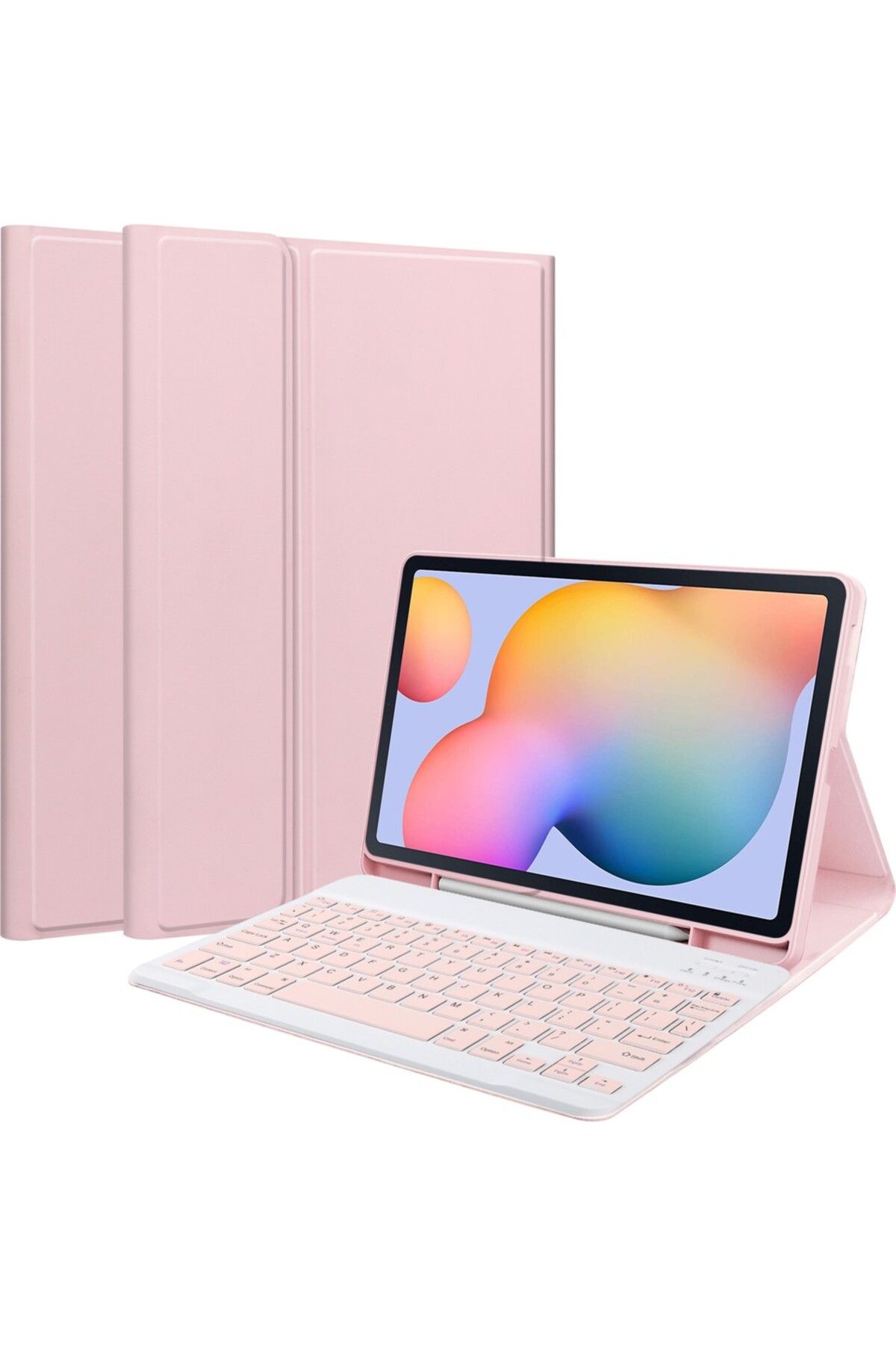 EHZ TEKNOLOJİ Redmi Pad Se 11 Uyumlu Siyah Deri Kapaklı Klavyeli Kılıf