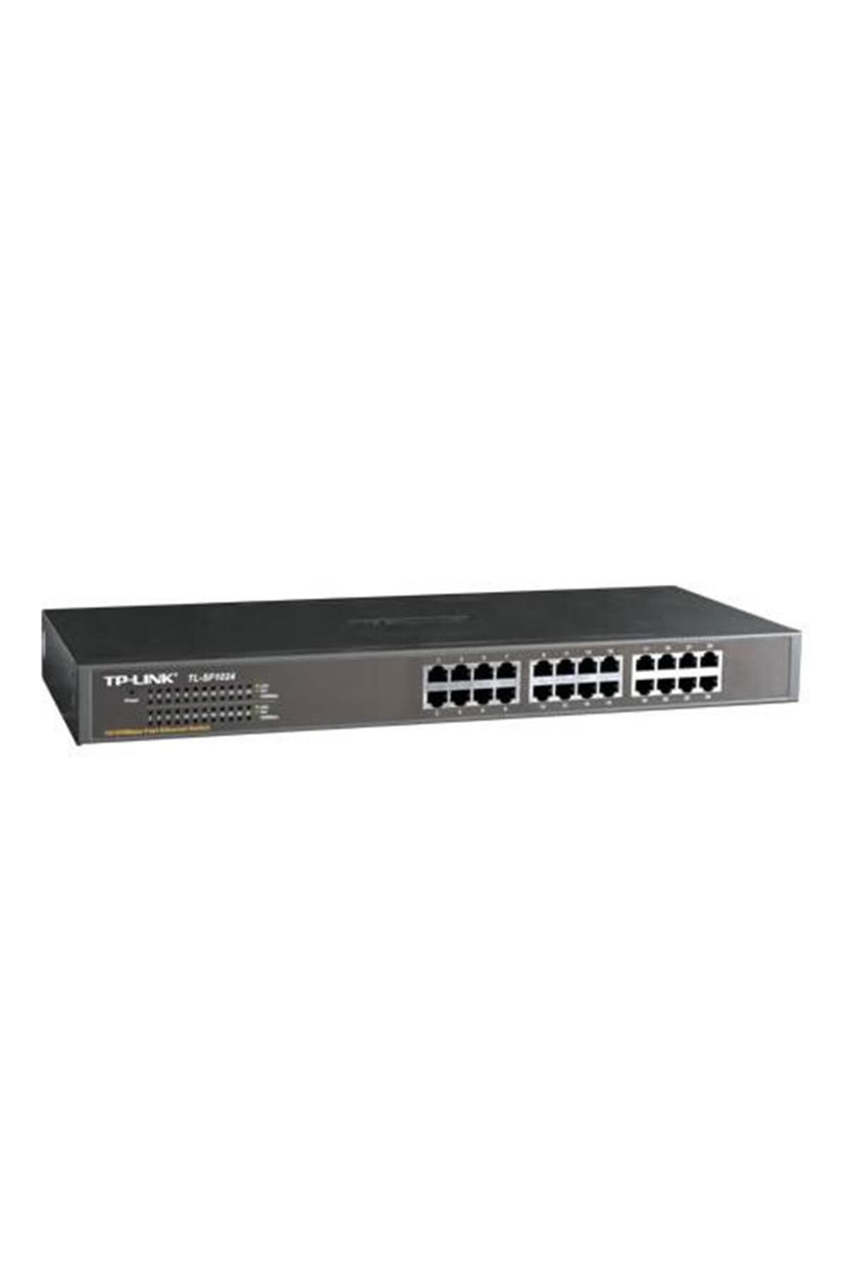 Vobotek Teknoloji -Link TL-SF1024D 24 Port 10-100 Mbps Switch Çelik Kasa Rack Mount
