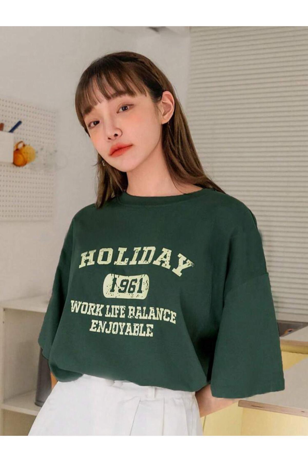 Boi Kadın ve Erkek Baskılı Tshirt