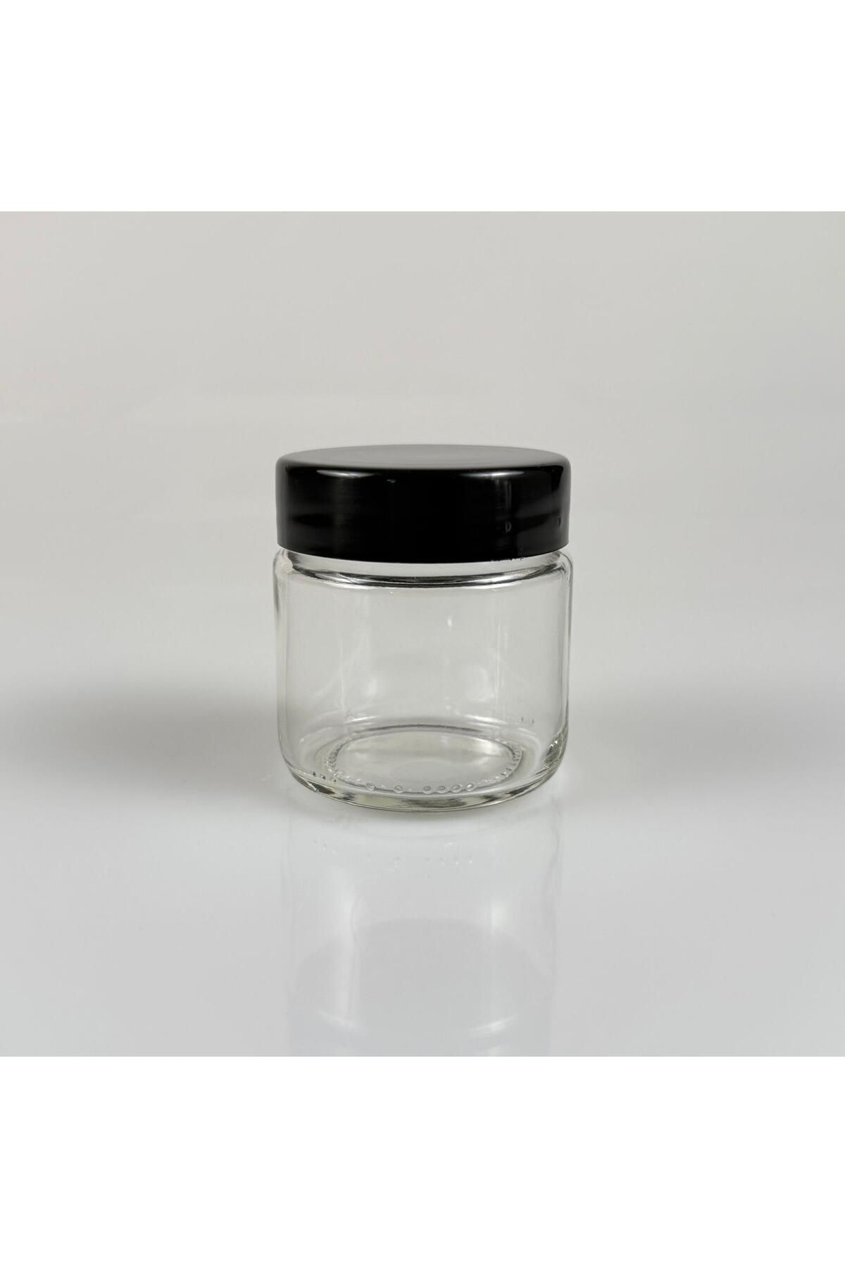 junibeliw 3 Adet Çok Amaçlı Şeffaf Cam Kavanoz Losyon Krem Kavanozu Plastik Kapaklı Cam Kavanoz 3X100ml