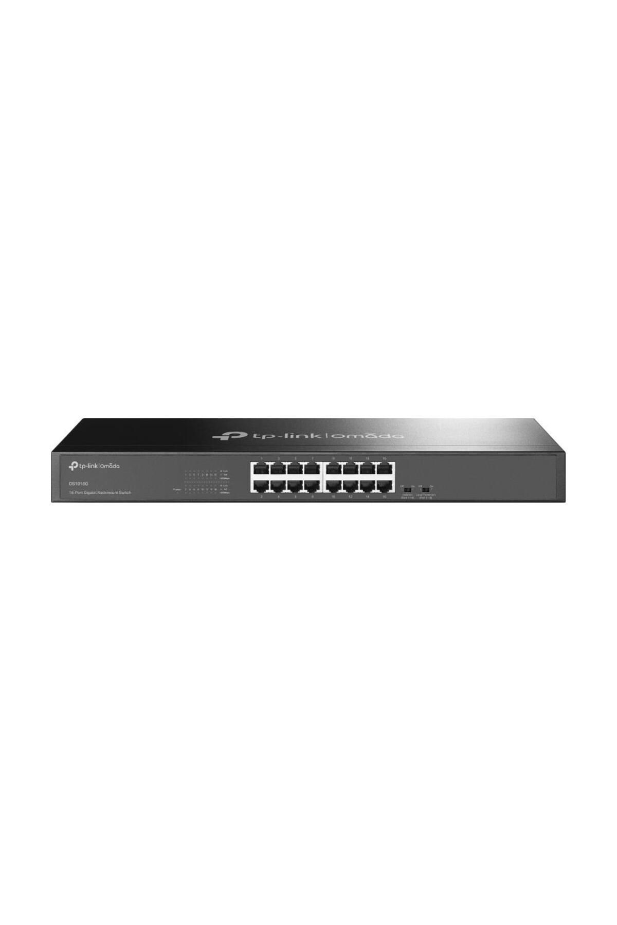 Vobotek Teknoloji Omada -Link DS1016G 16 Port 10-100-1000 Mbps Switch Çelik Kasa Rack Mount