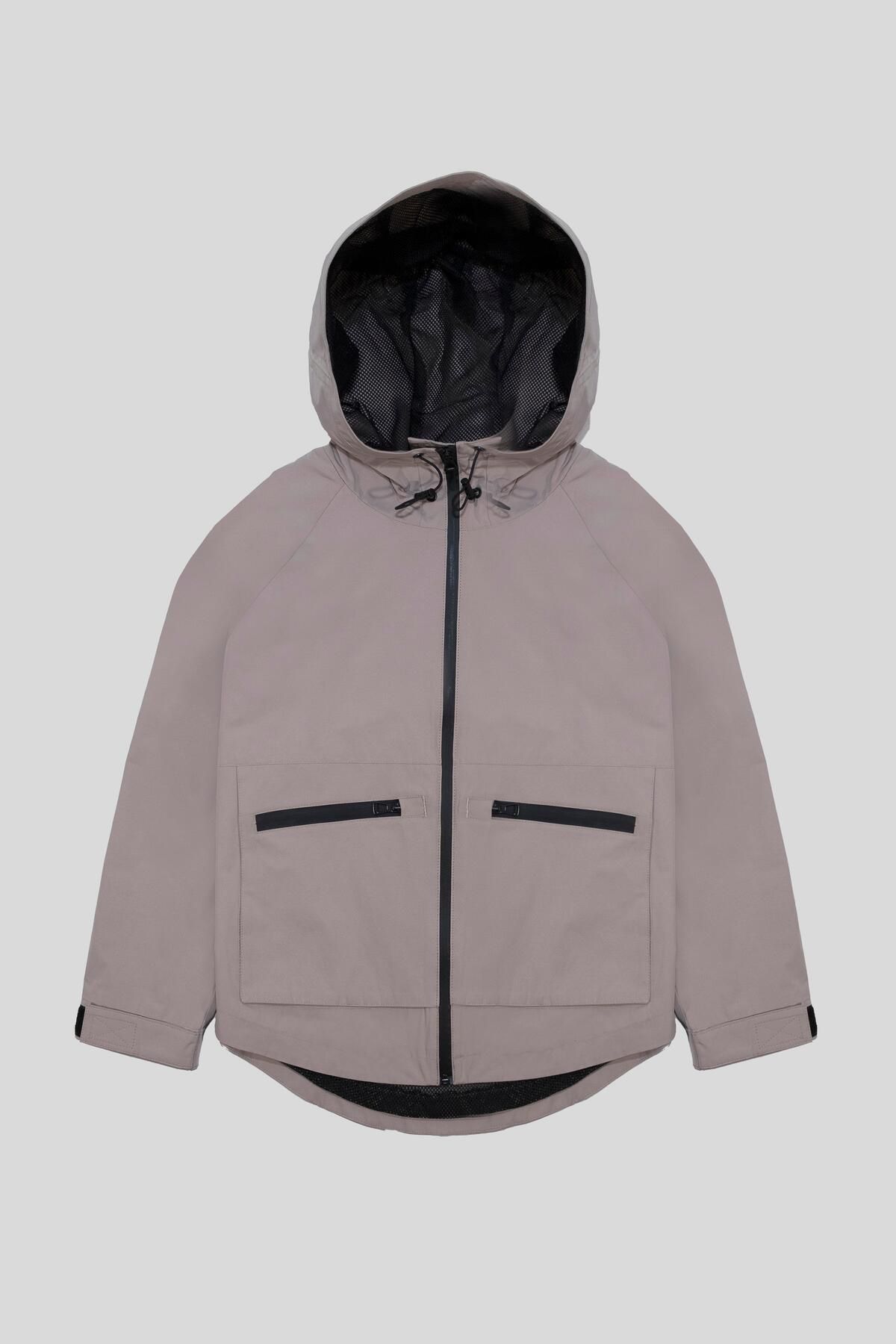 GMG FIRENZE Kapüşon Yaka Oversize Fermuarlı Kadın Mont