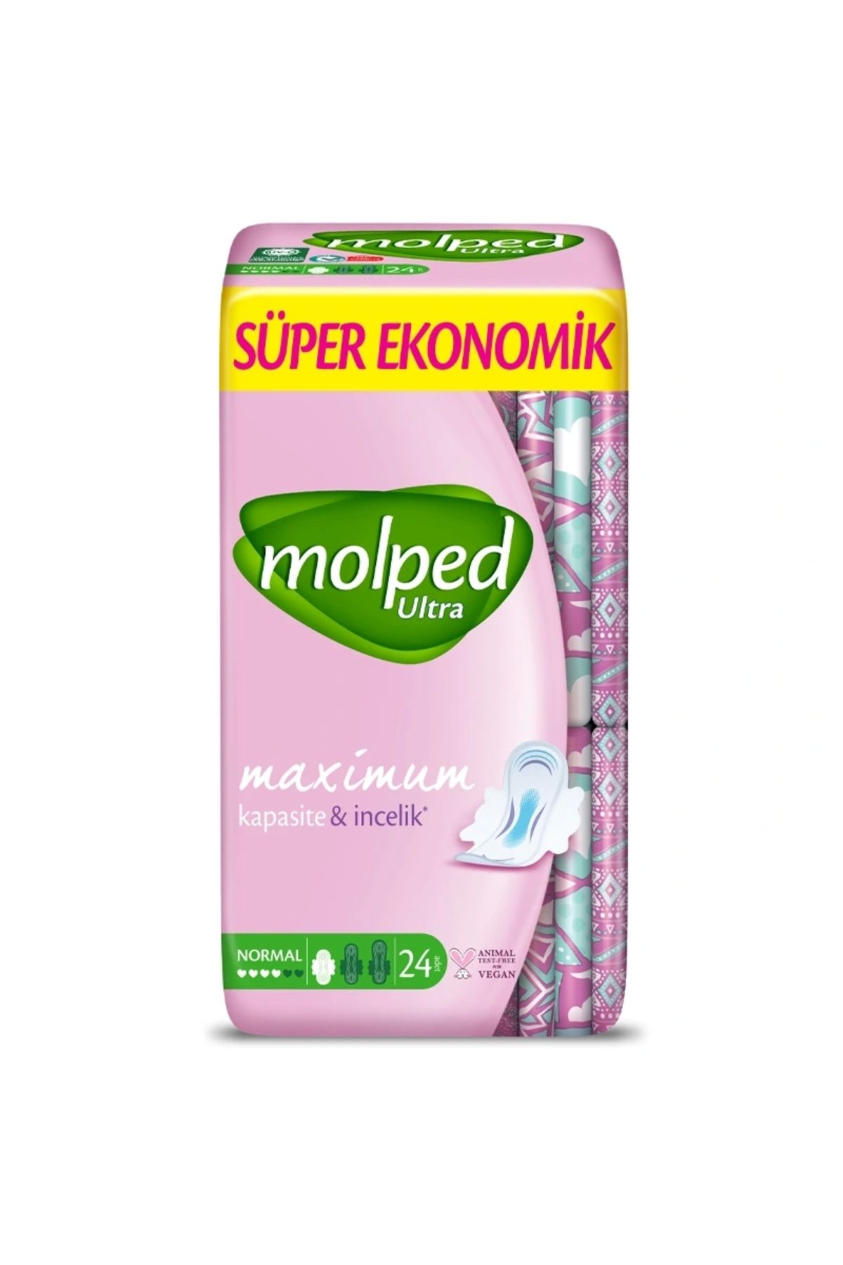 OurStyles Molped Ultra Hijyenik Anatomik Ped Normal Süper Eko 24 Adet