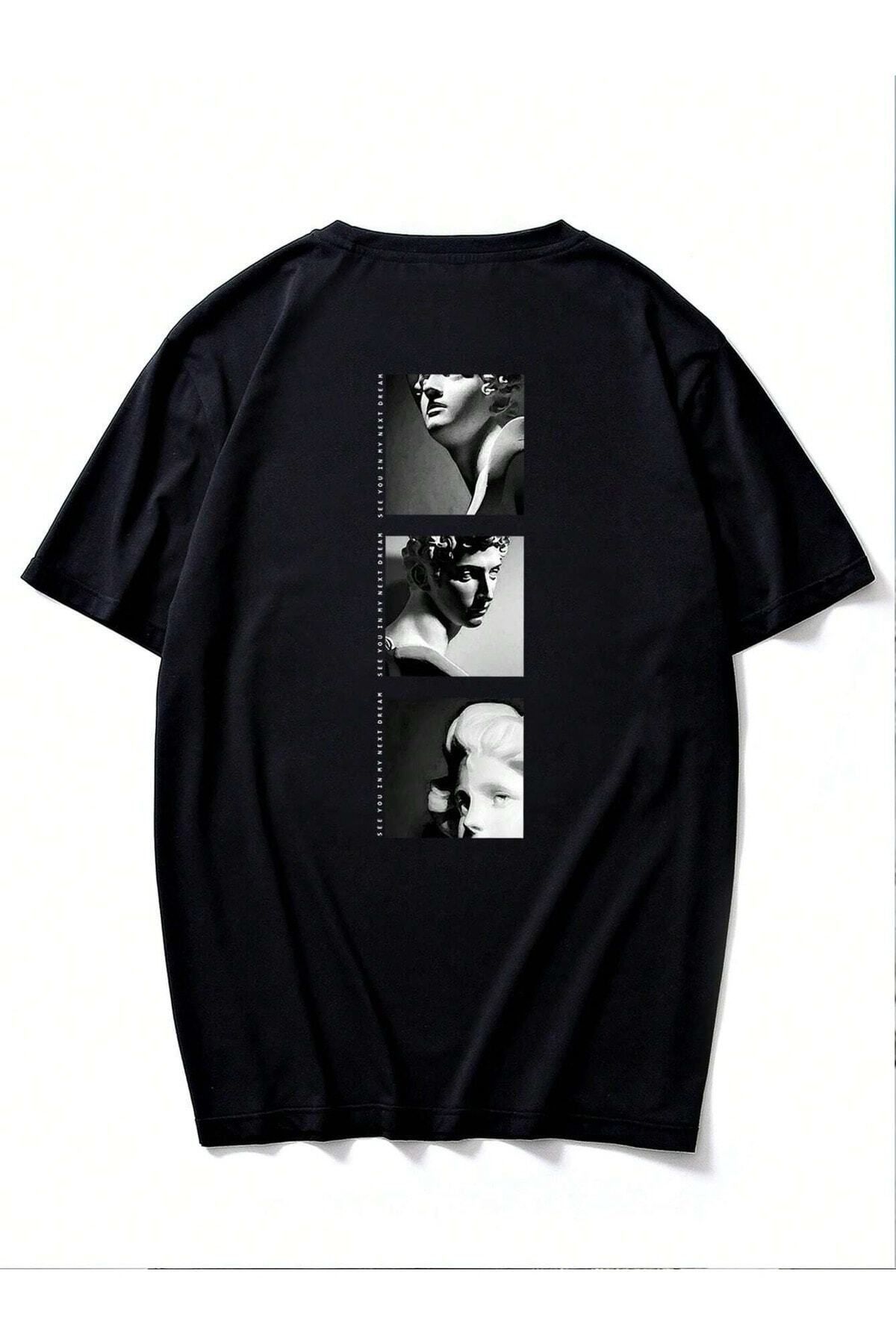 Hunors Sportswear & Company See You Baskılı Oversize Erkek T-shirt Salaş Boyfirend