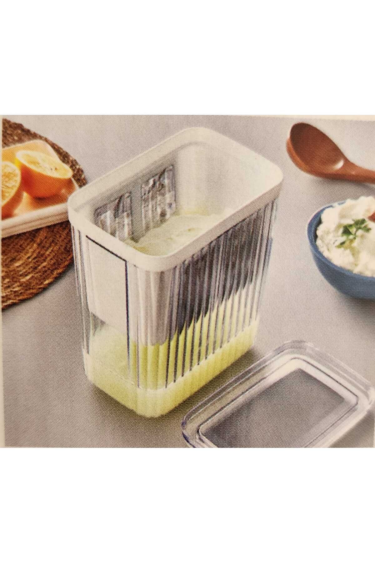 Spring Home Süzme Yoğurt Filtresi Yoğurt Süzücü Yoğurt Yapma Makinesi Süzgeci 2200 ml