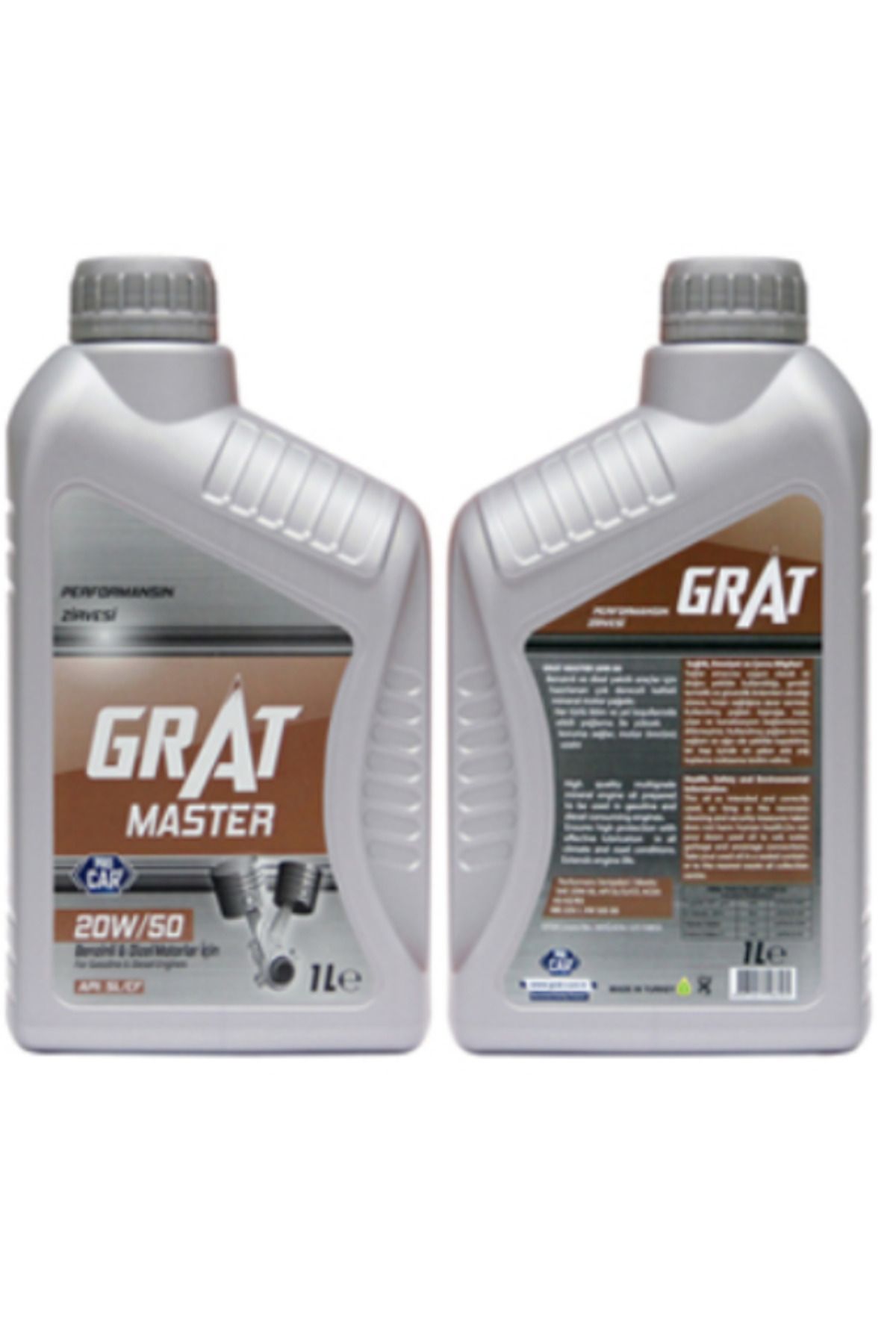 GRAT Master 20W-50 Dizel Ve Benzinli Motor Yağ 1 Litre