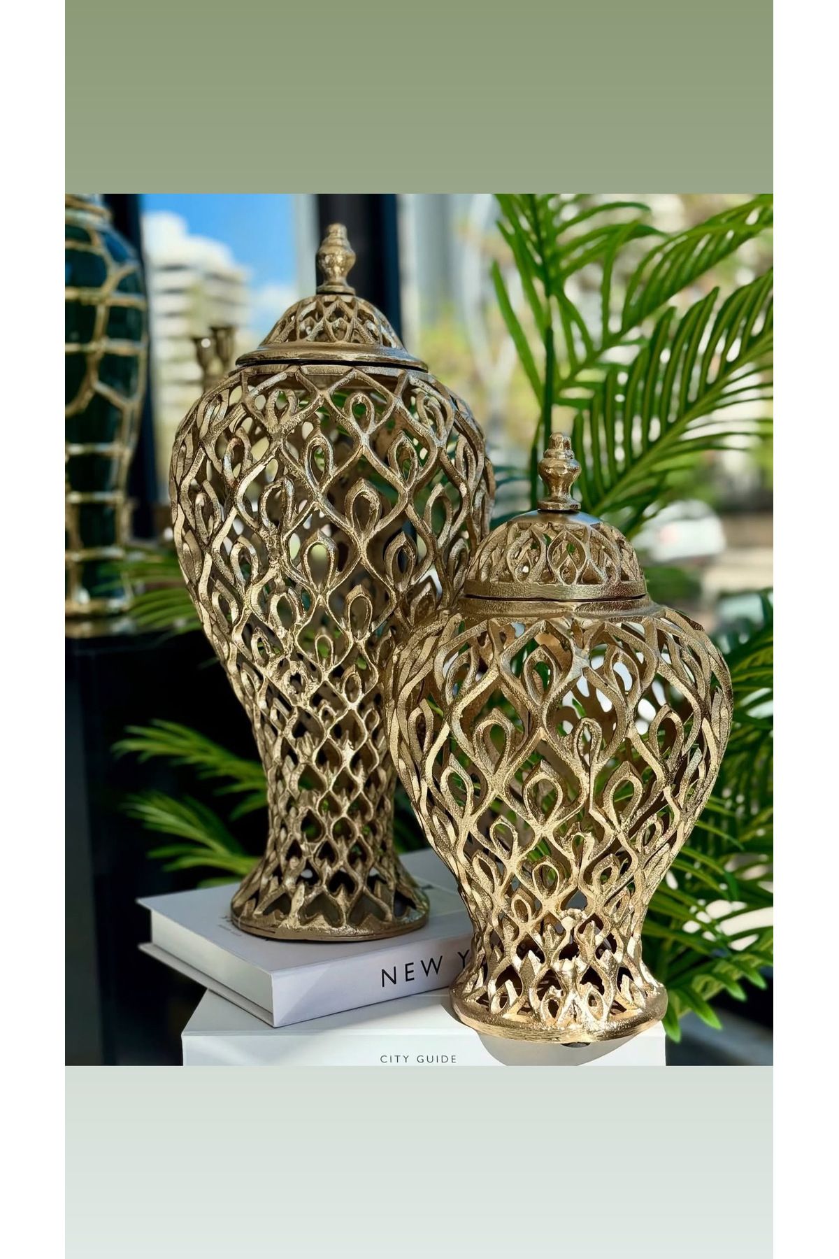 city gold İKİLİ KÜP ESKİTME GOLD 40-52 Cm