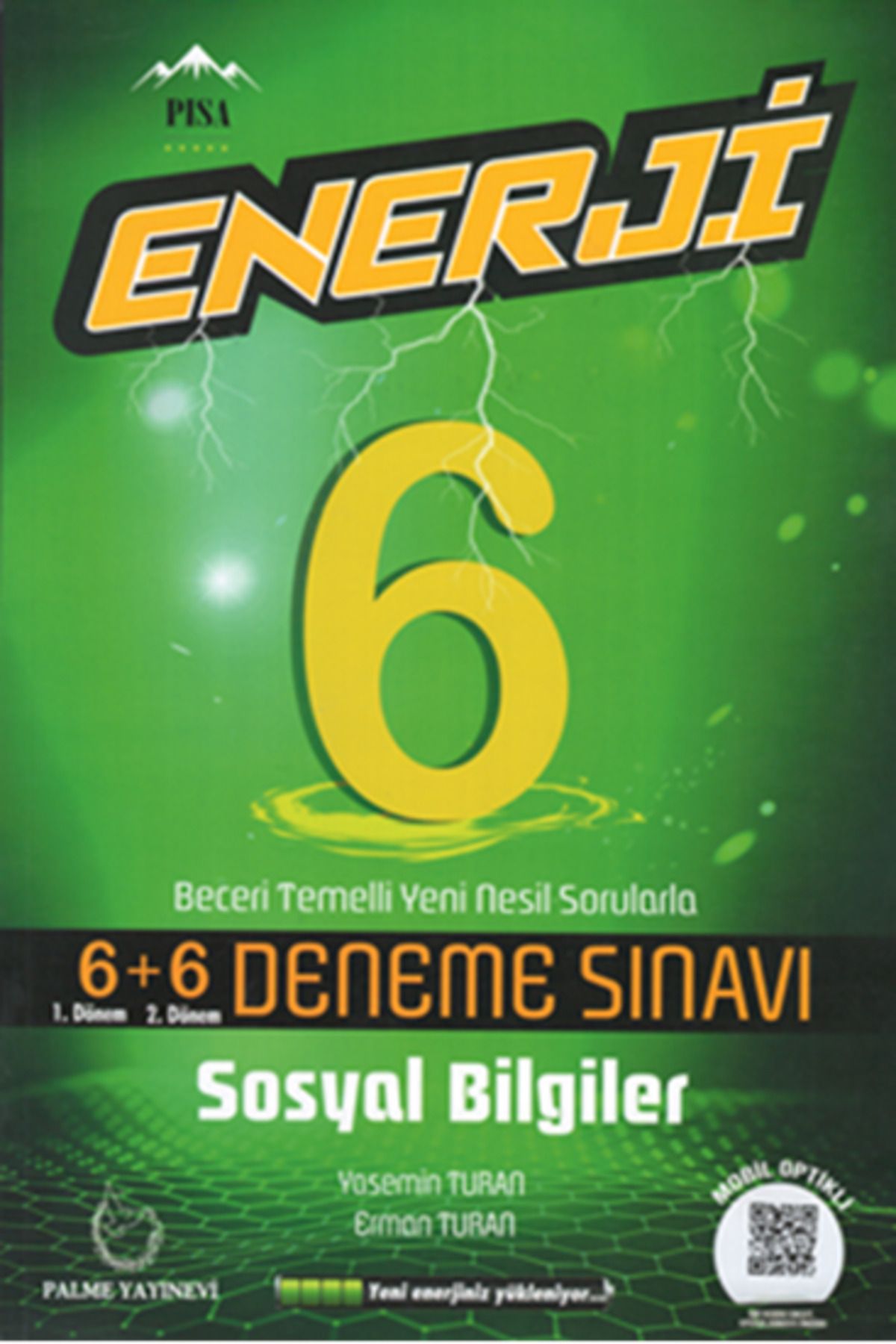 Palme Yayınevi 6.Sınıf Enerji Sosyal Bilgiler 6+6 Deneme Sınavı