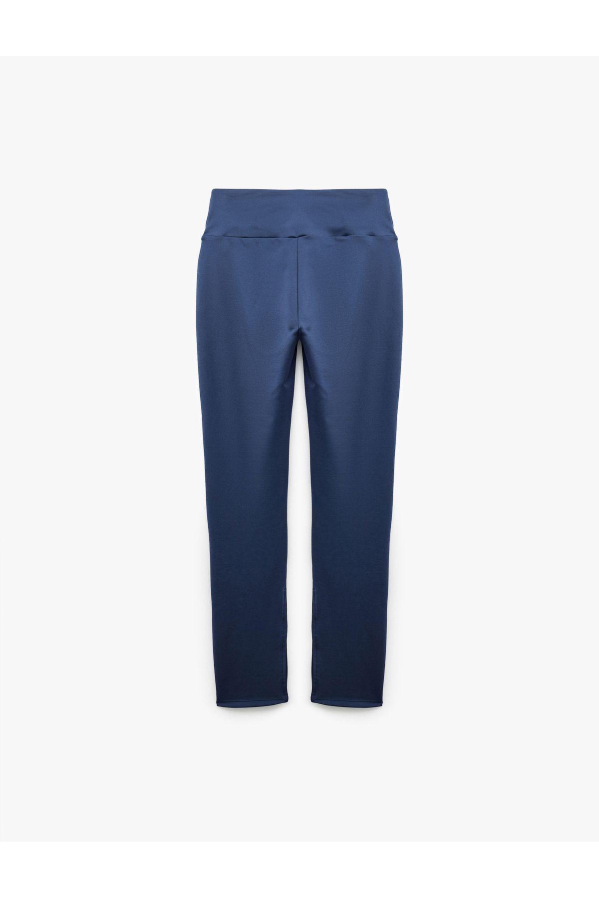 Koton Yüksek Bel Slim Fit İnterlok Spor Tayt