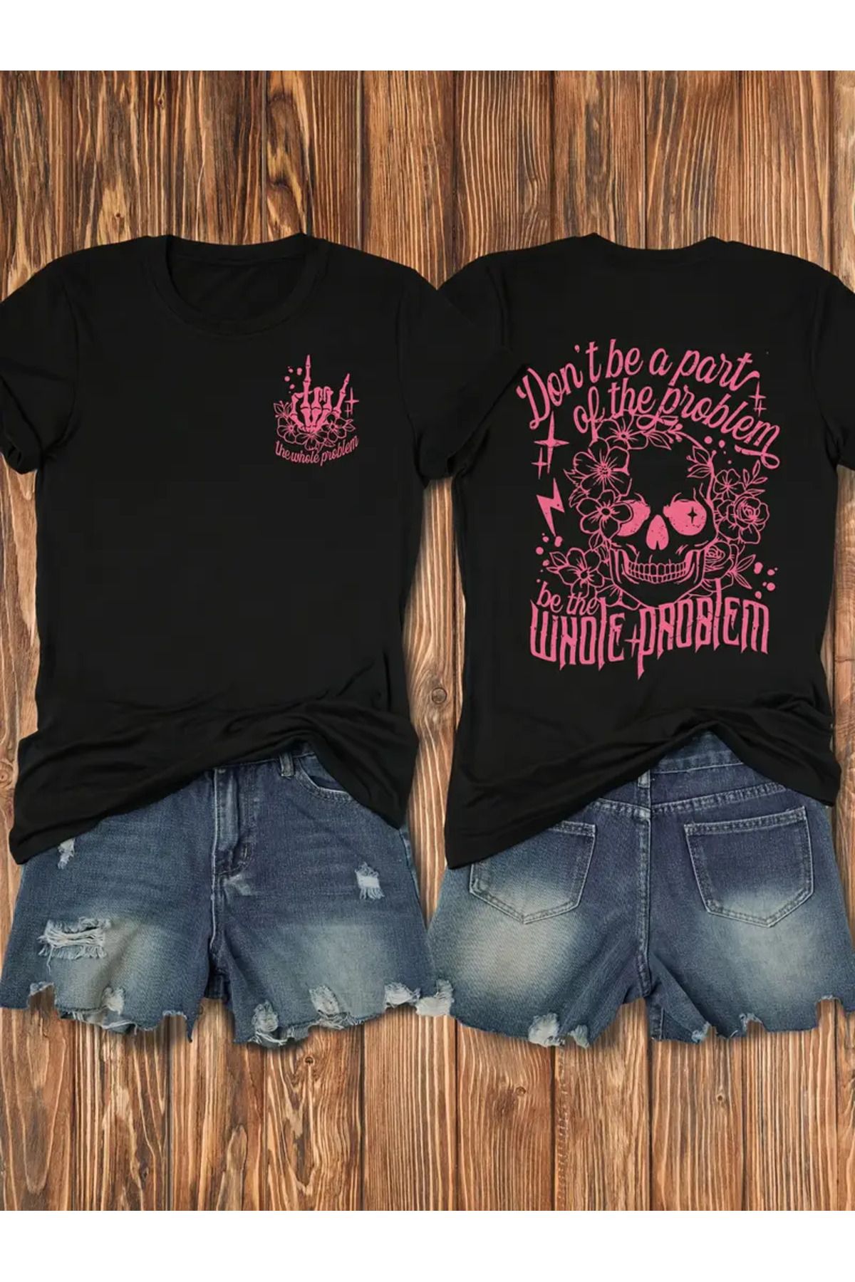 Hunors Sportswear & Company The Whole Problem Baskılı Kadın T-shirt