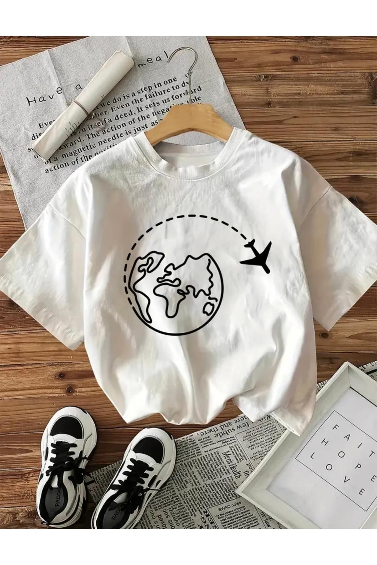 Boi Baskılı Basic T-Shirt