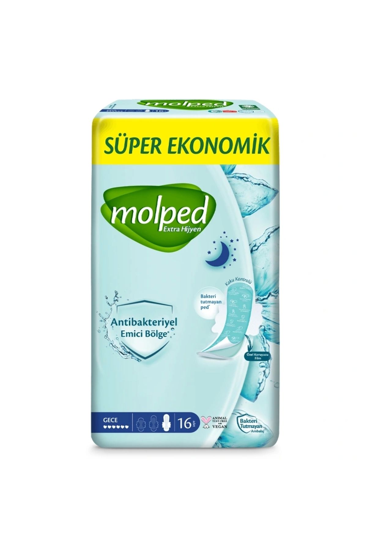OurStyles Molped Ekstra Hijyen Gece Ped Süper Eko 16 Adet