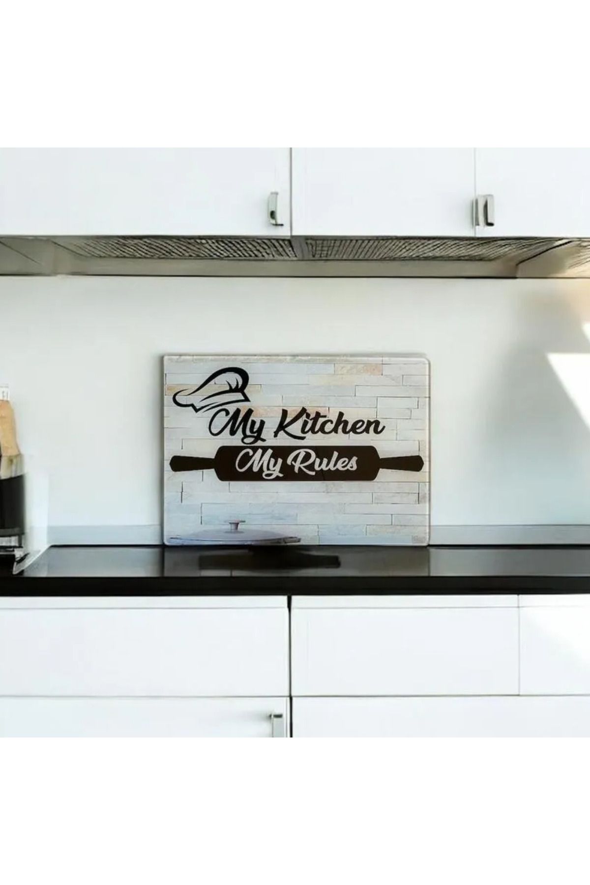Golden Era Cam Kesme Tahtası 25x35 – Kaymaz Tabanlı, Isıya Dayanıklı, Hijyenik ve Dekoratif