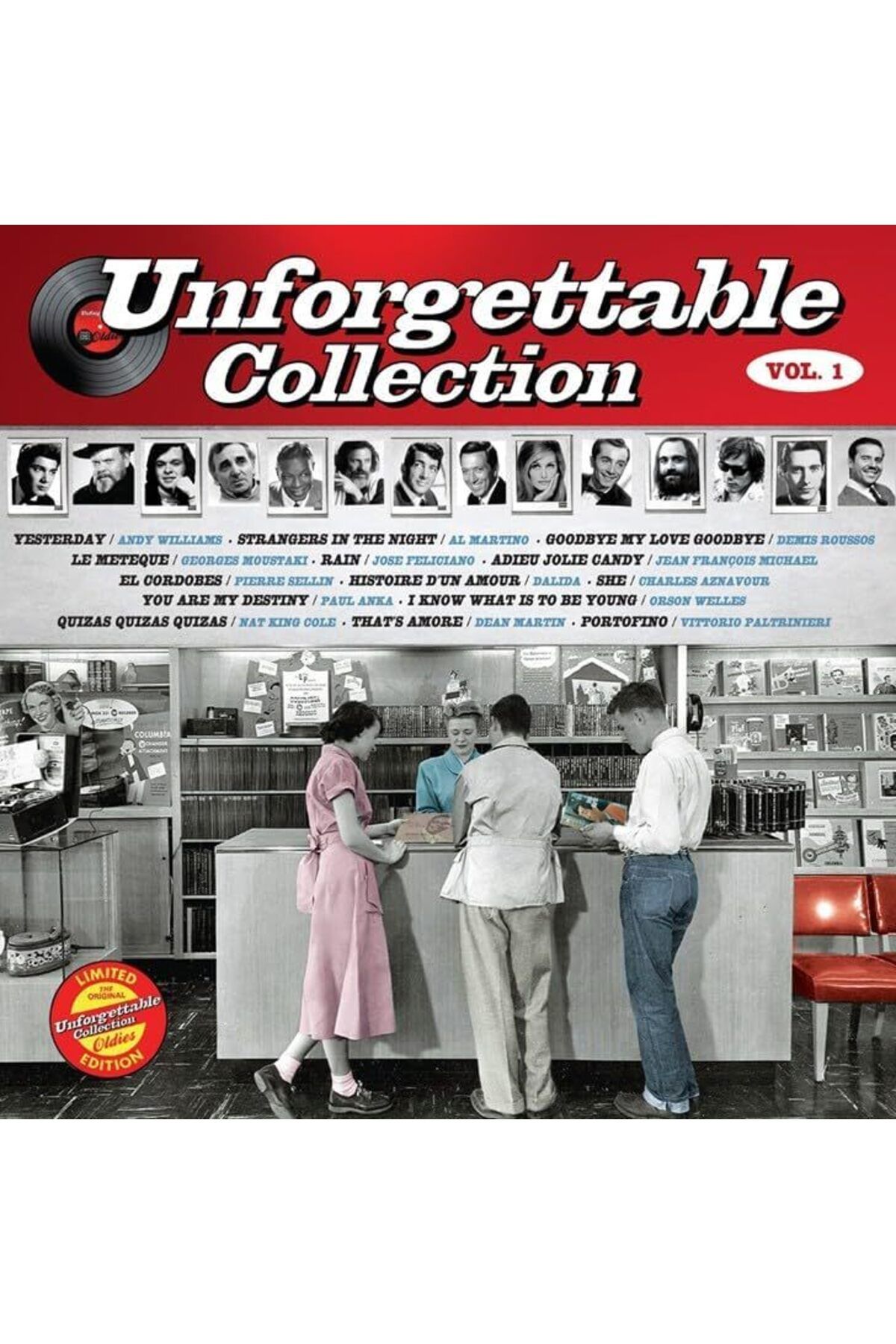 Emperium Yonca Unforgettable Love Songs Vol. 1 Vinyl - (1 LP) Unutulmaz Aşk Şarkıları Plak