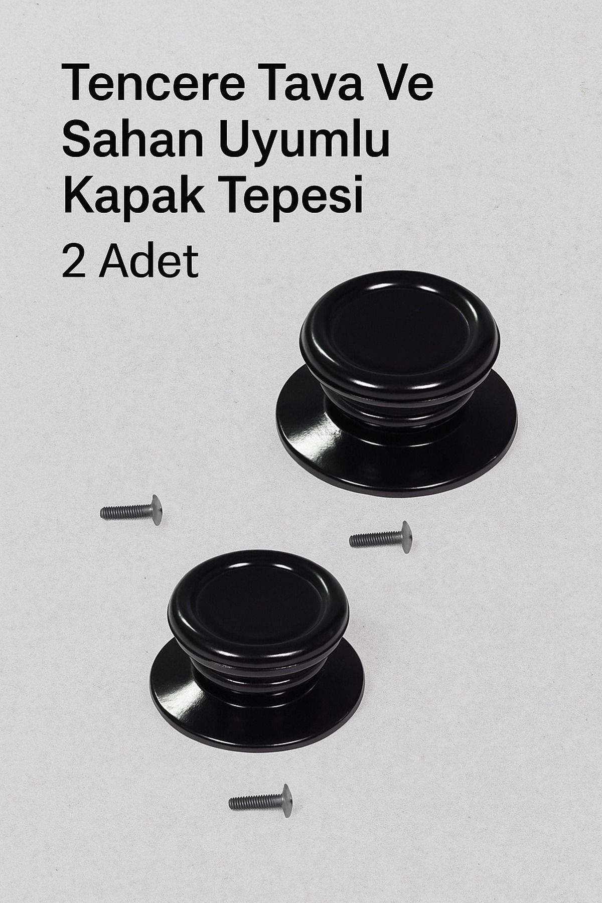 Doğuş Mutfak Tencere Tava Ve Sahan Uyumlu Kapak Tepesi 2 Adet