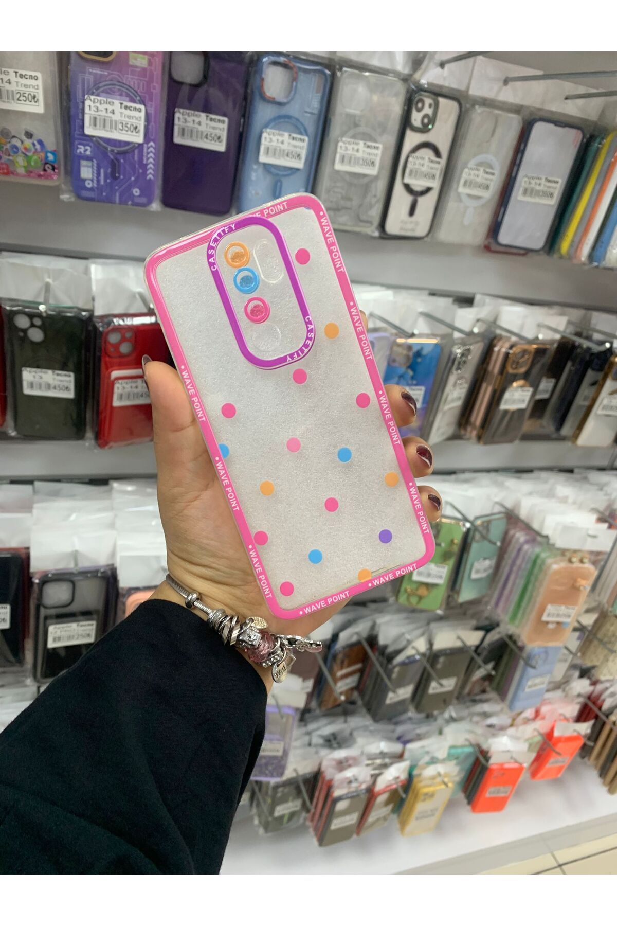 TECNOTREND Redmi Note 8 Pro puantiyeli şeffaf silikon kılıf