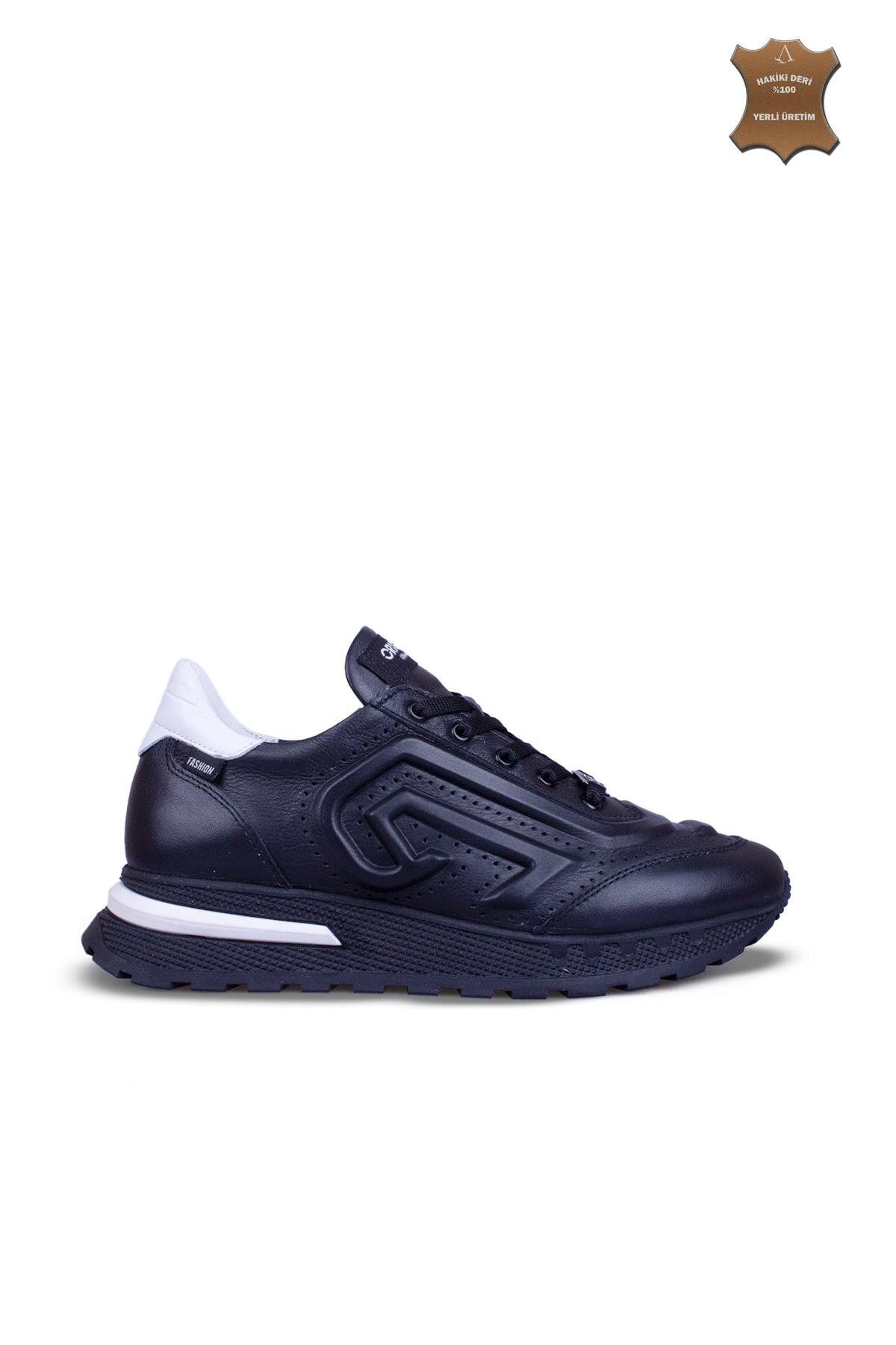 7ADIMDAAŞK Kadın Sneaker Hakiki Deri Ayakkabı 120Y25K13201