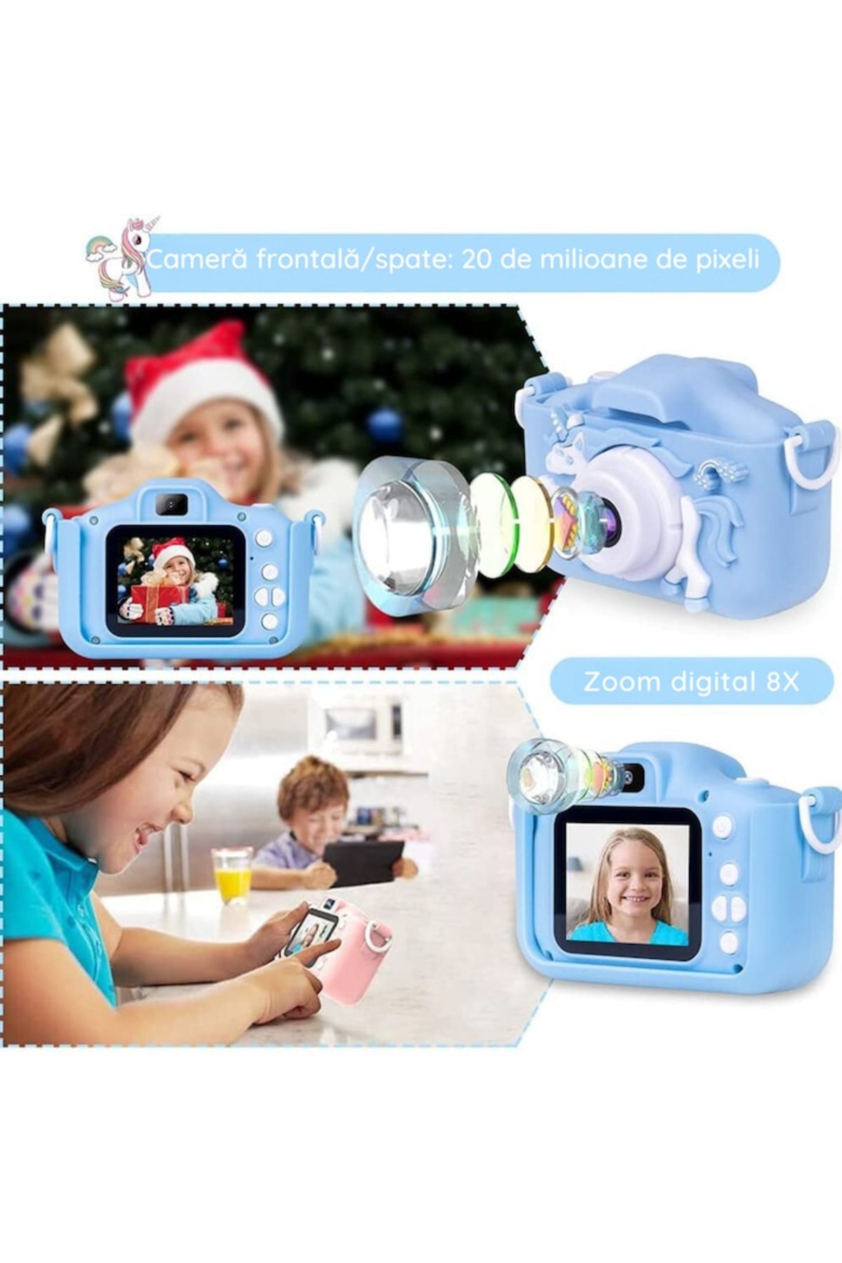 varioshop-VarioShop® Digital Camera for Kids, Dual camera, Multiple effects, Games, 12MP, 1920 x 10 4