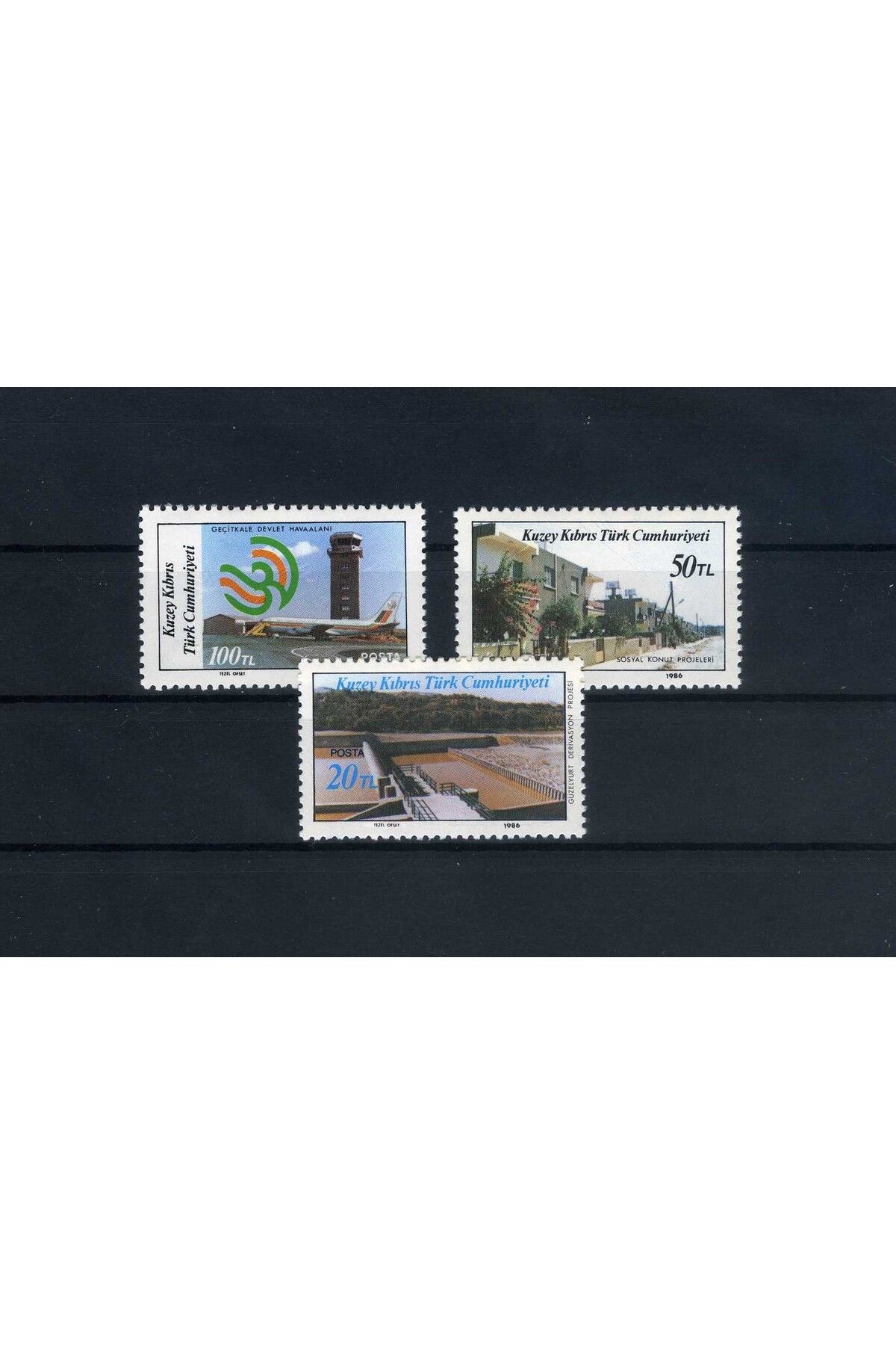 Jupiter Stamps Koleksiyon Pulları,Kuzey Kıbrıs,Ulusal Gelişim Konulu Pul Serisi,Konsept Hediyelik,ASB-55432199