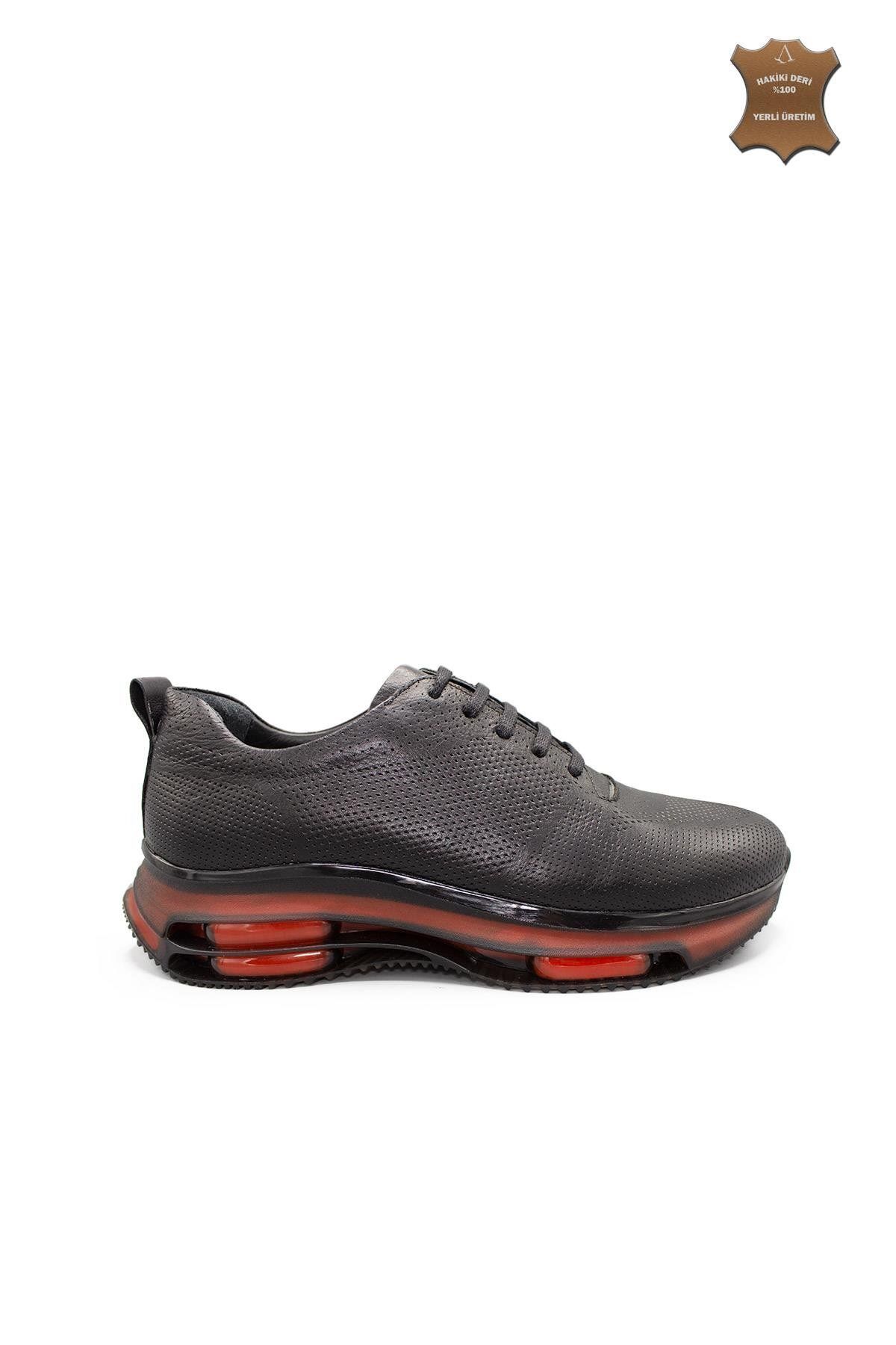 7ADIMDAAŞK Erkek Sneaker Hakiki Deri Ayakkabı 031Y24E5787
