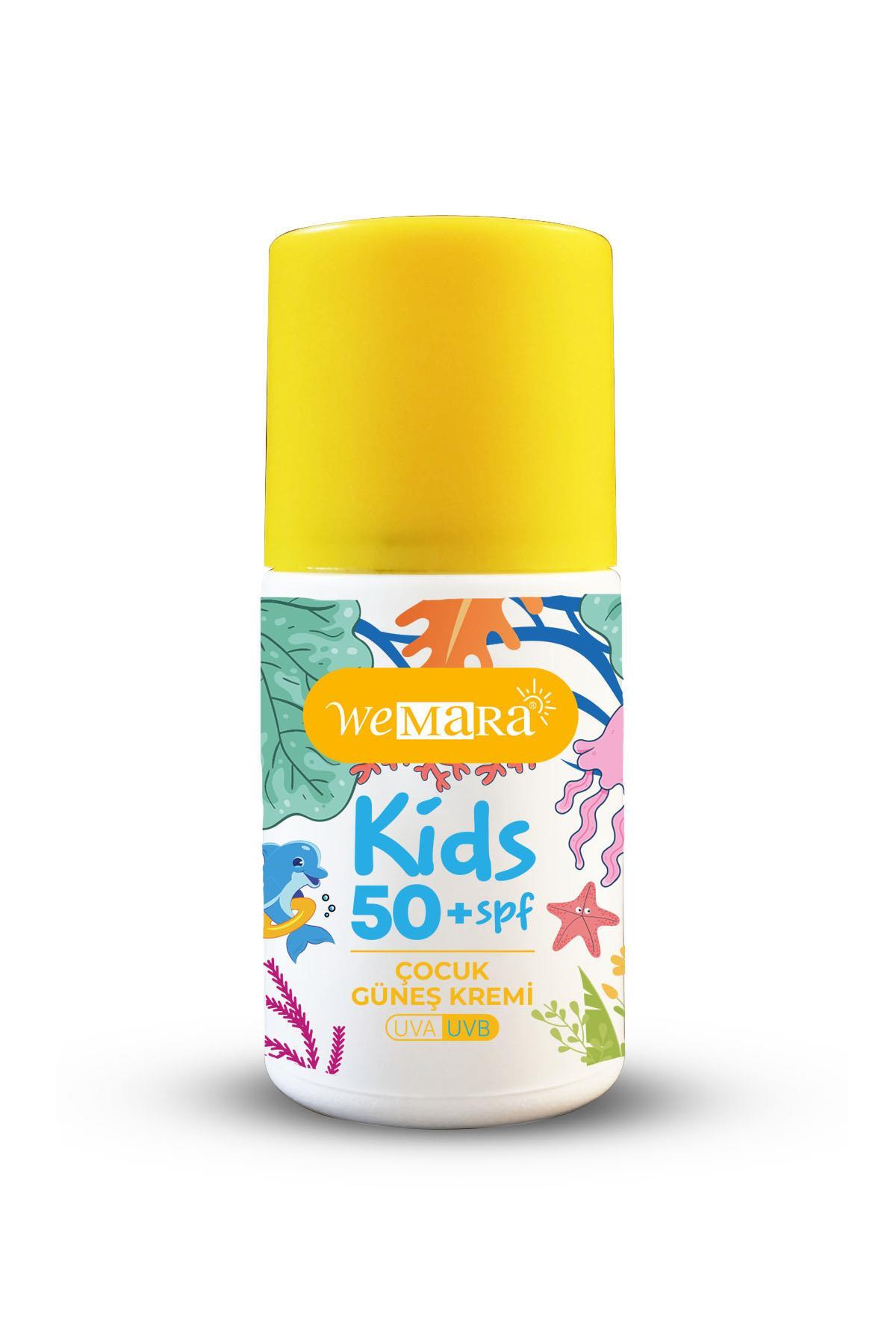 WeMara KIDS COCUK GUNES KREMI 50 SPF 100 ML (ROLL ON) fotoğrafı 2 (önizleme)
