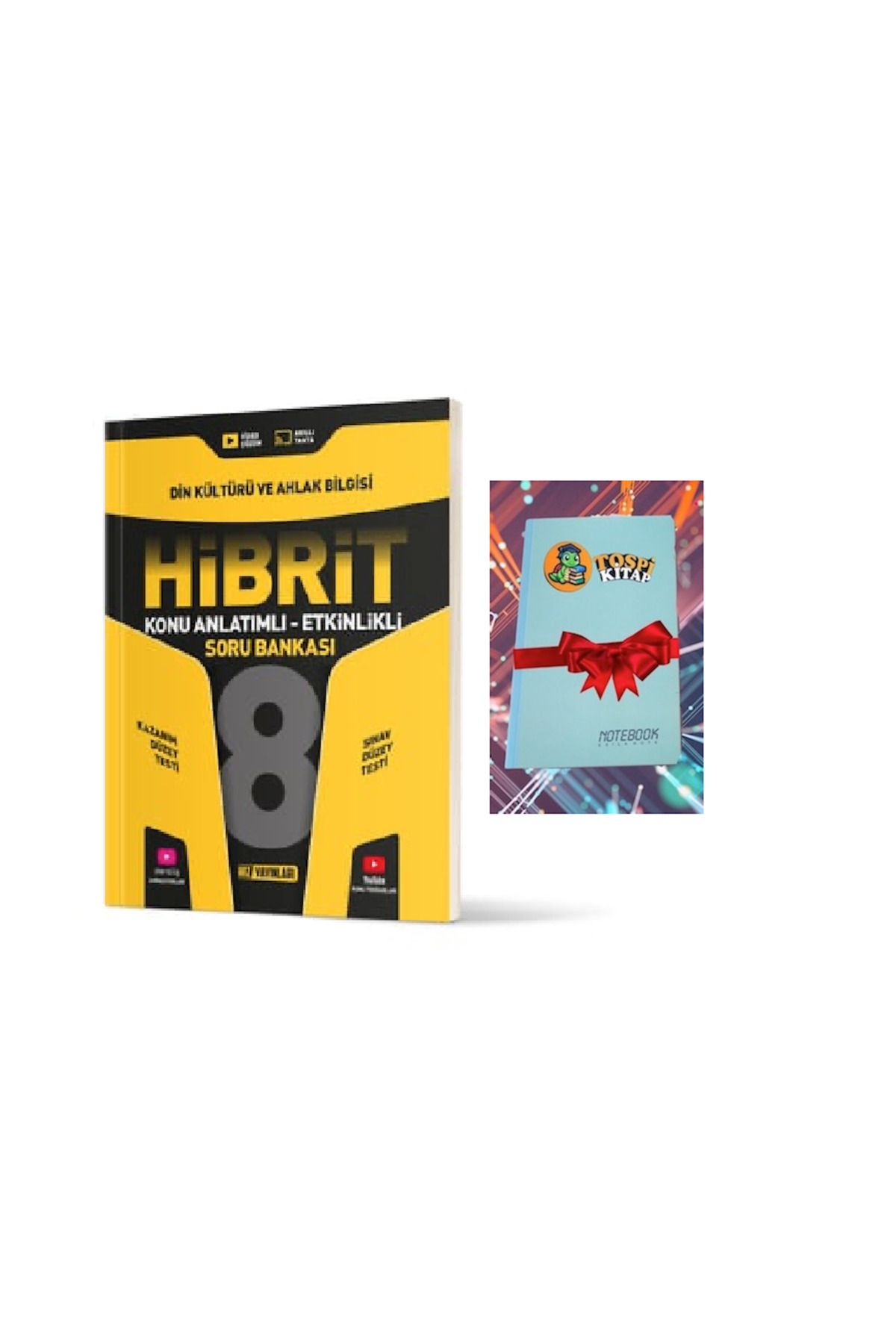 Karma Kitaplar 8. Sınıf DİN KÜLTÜRÜ Hibrit Soru Bankası ( NOT DEFTERİ HEDİYE)