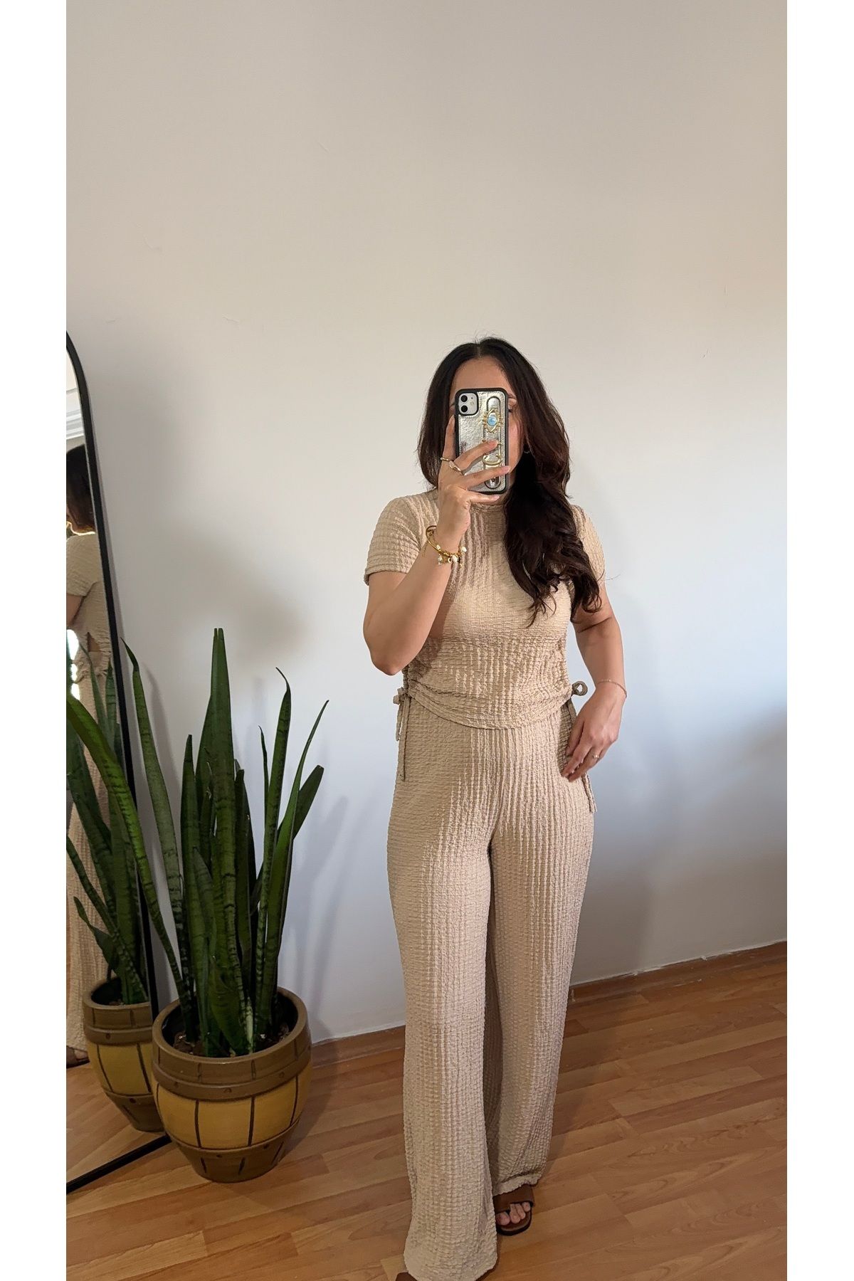 Butik Bürümcük Kumaş Alt Üst Takım