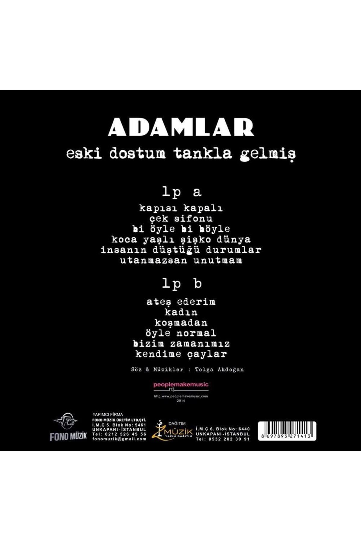Emperium Müzik My Yonca - Adamlar - Eski Dostum Tankla Gelmiş - Plak - Lp
