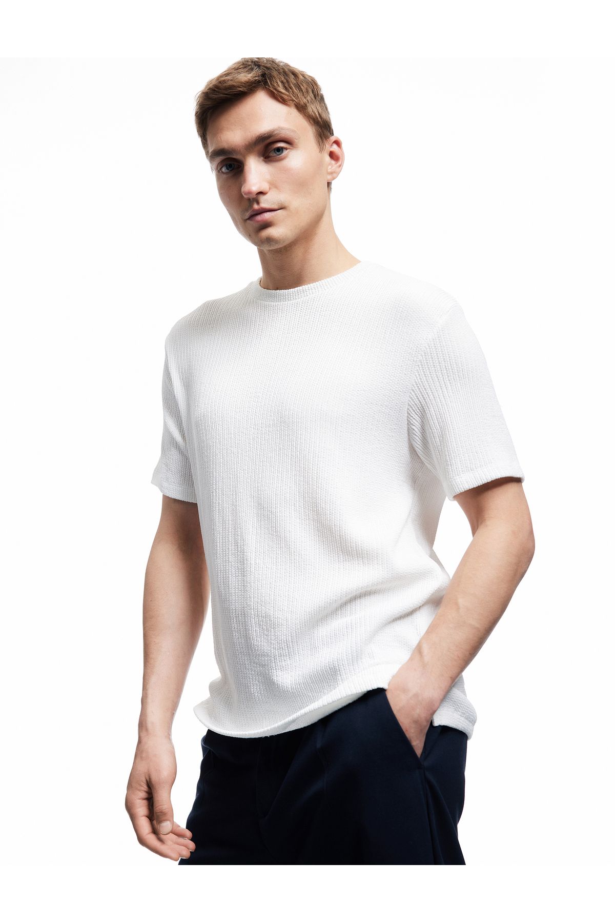 Koton Regular Fit Kısa Kollu Bisiklet Yaka Basic Tişört