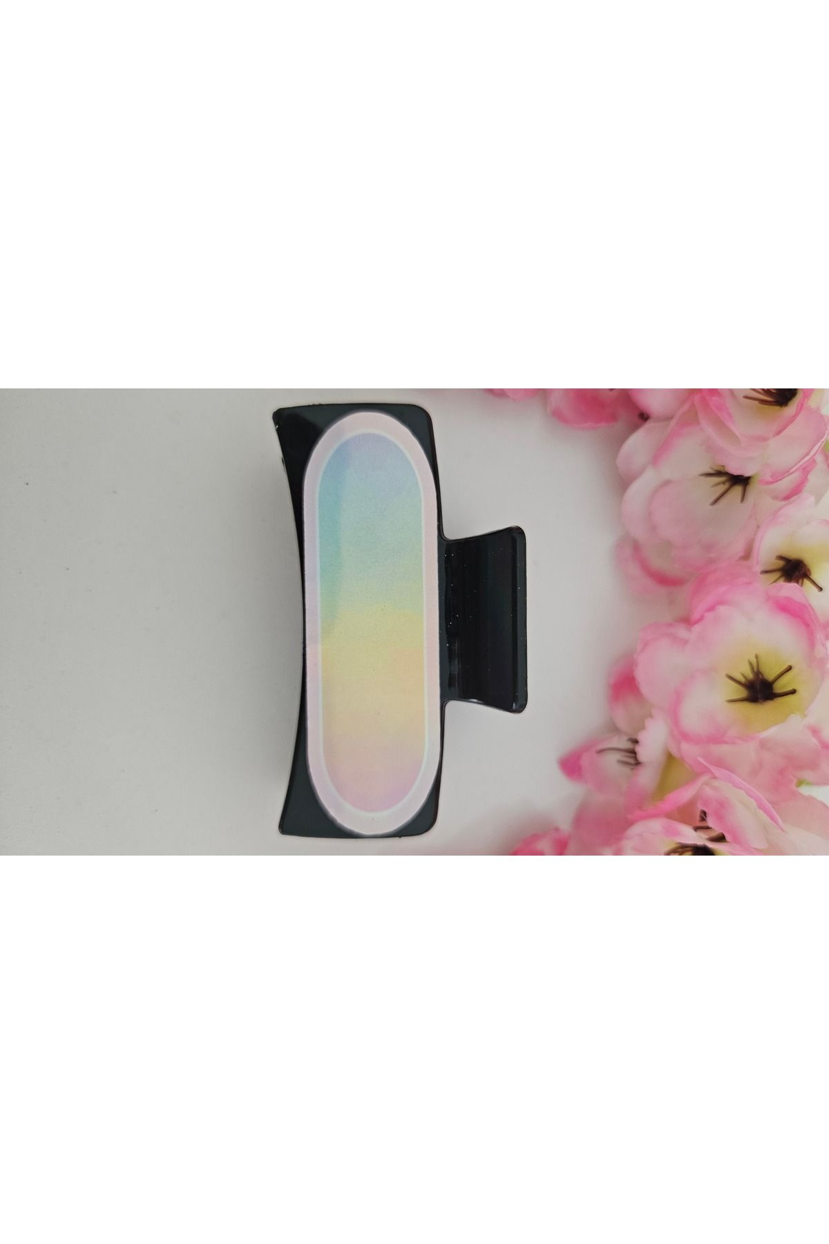 cityvision HOLOGRAFİK METALİK FİGÜRLÜ MANDAL TOKA 8 CM