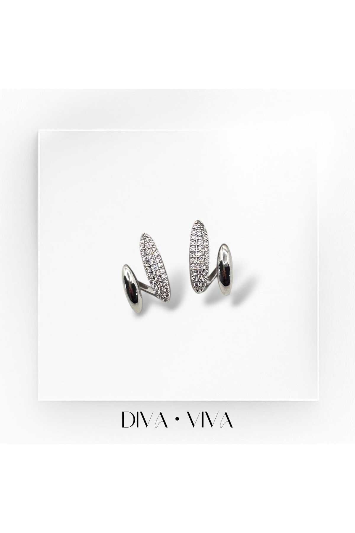 DivaViva Diva Viva - Dualis Kadın Küpe