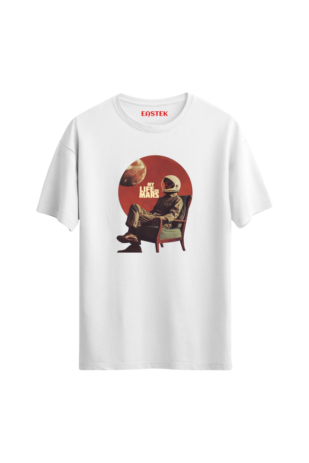 Eastek My Life On Mars Unisex Baskılı Tasarım Tshirt