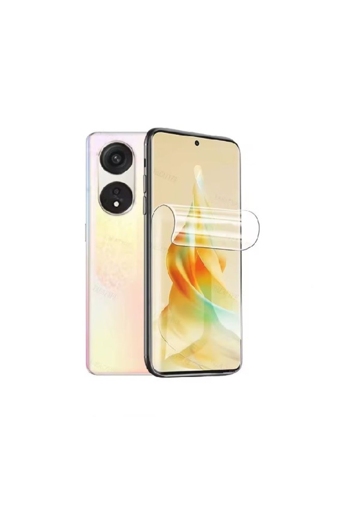 Hzl mobile Oppo Reno8 T Ekran Koruyucu Nano 9H 0.3mm Esnek Mat