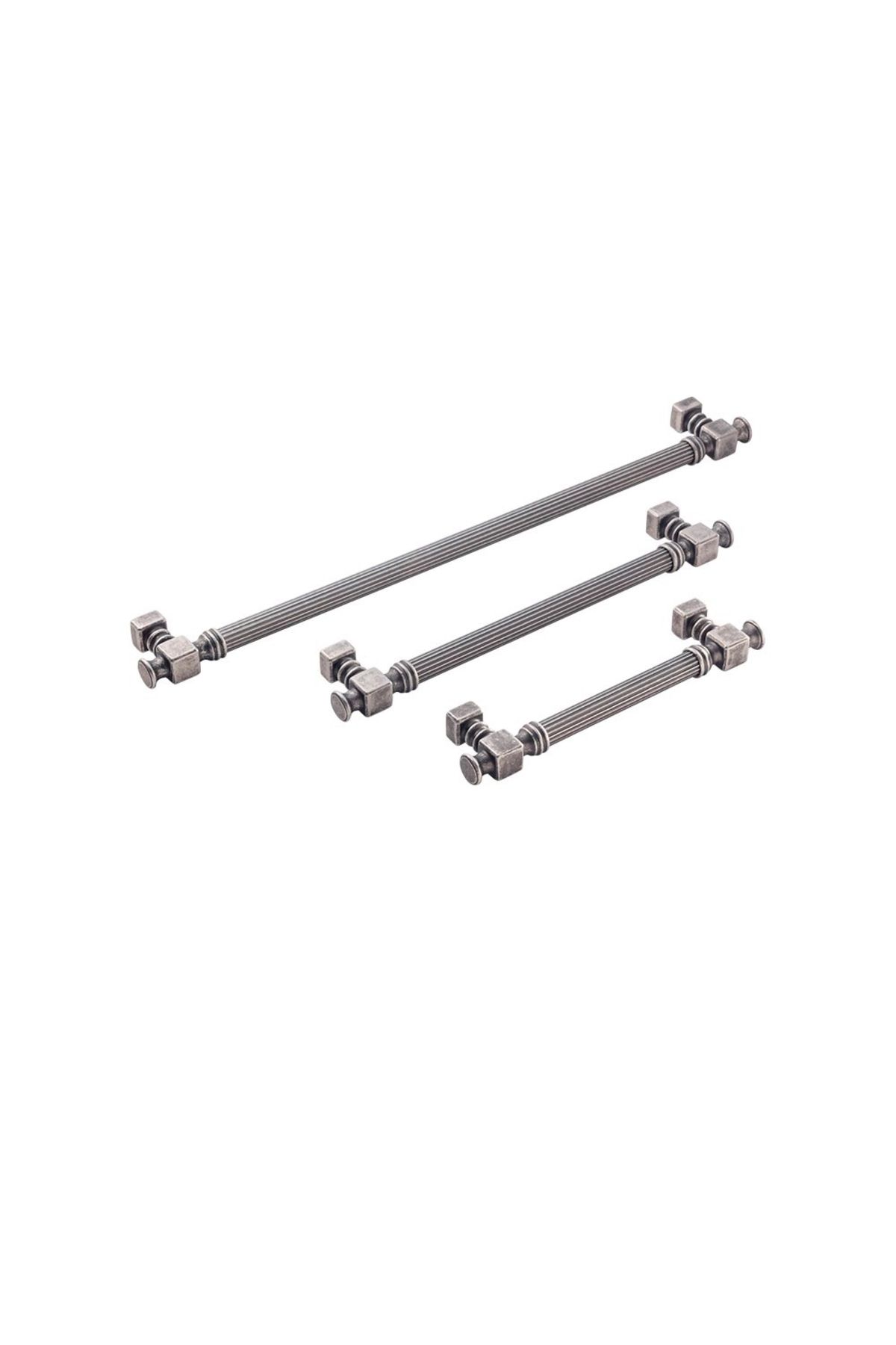 BafArt Mobilya Kulpu AL 344 Antik Gümüş 320 mm