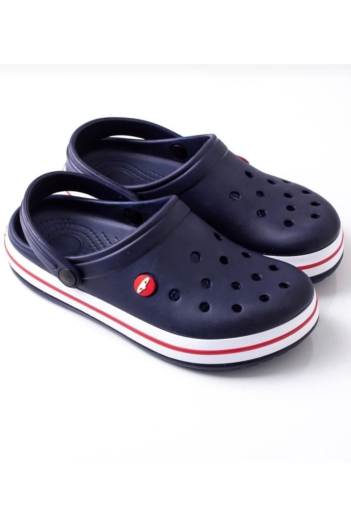 AkınalBella Akınal Bella Lacivert Unisex Hastane Doktor Hemşire Sabo Terlik 45 - 46 - 47