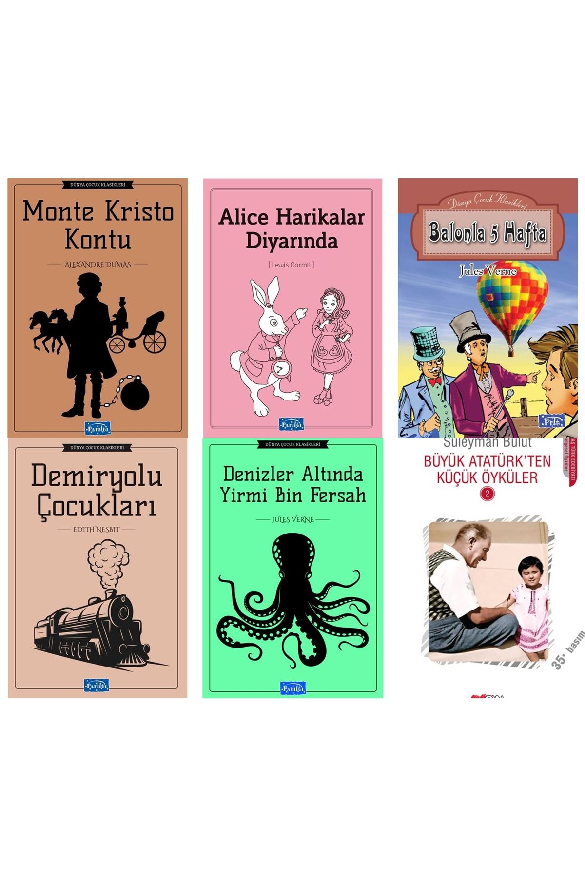 Parıltı Yayınları Büyük Atatürkten Küçük Öyküler 2 HİKAYE SETİ