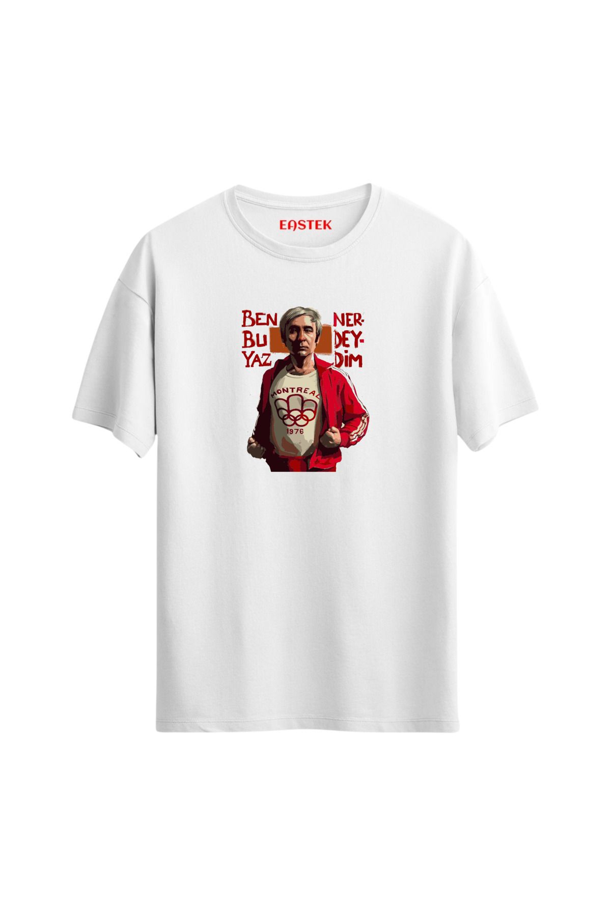 Eastek Ben Bu Yaz Nerdeydim Montreal Baskılı T-Shirt